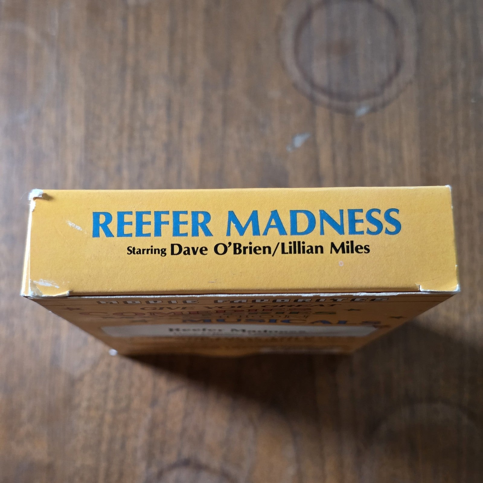 Reefer Madness VHS 1987 Cult Drama