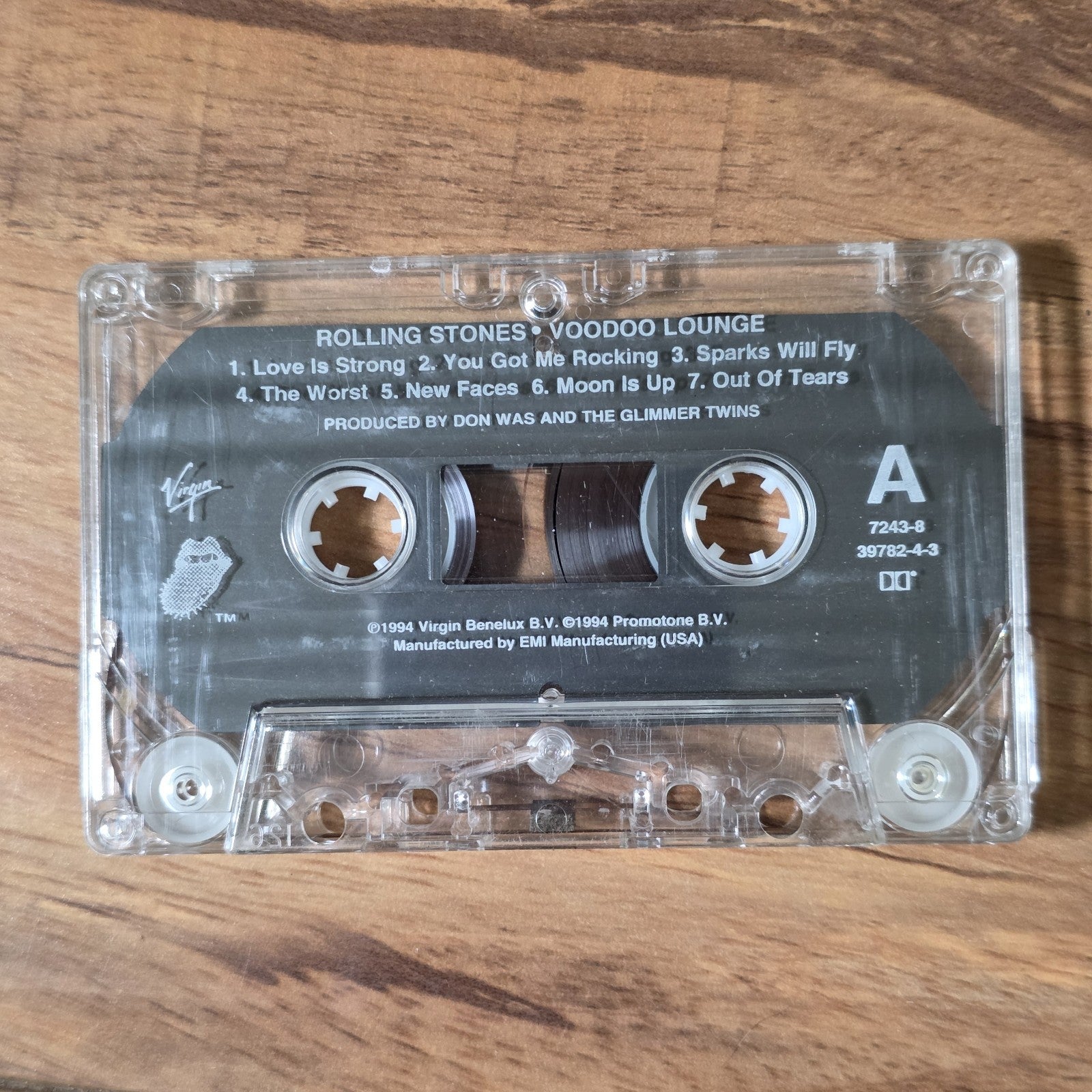 The Rolling Stones - Voodoo Lounge Cassette Tape 1994 Virgin Records Rock