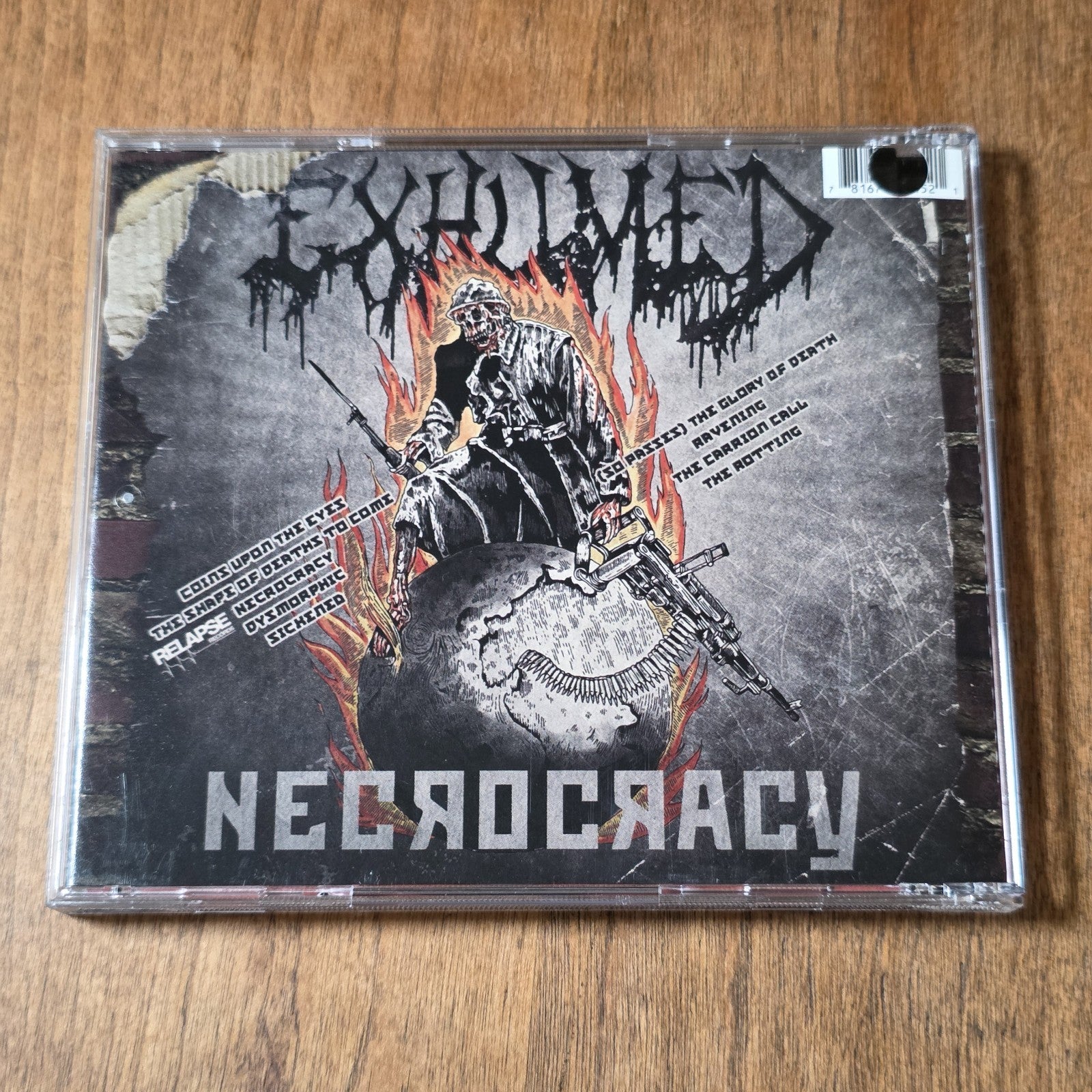 Exhumed - Necrocracy CD Album 2013 Death Metal Relapse Records