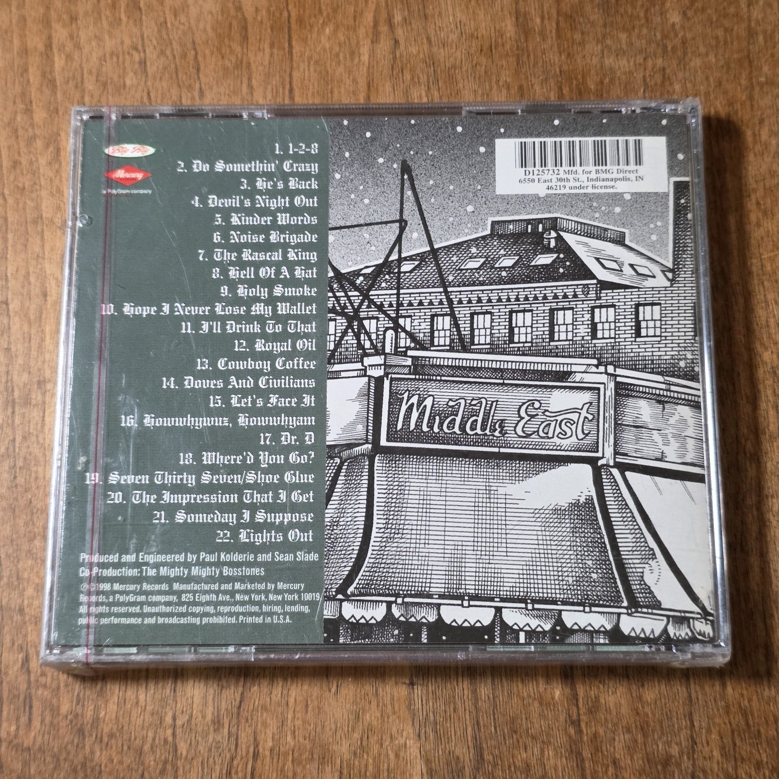 The Mighty Mighty Bosstones - Live From The Middle East CD 1998 Ska New Sealed
