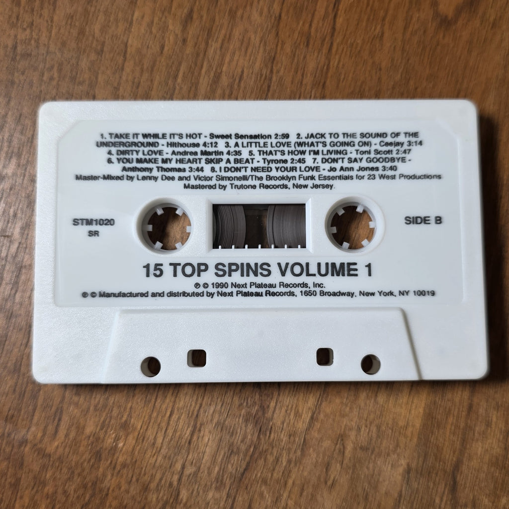 15 Top Spins - Various Artists Compilation 1992 Hip Hop Cassette Salt N Pepa