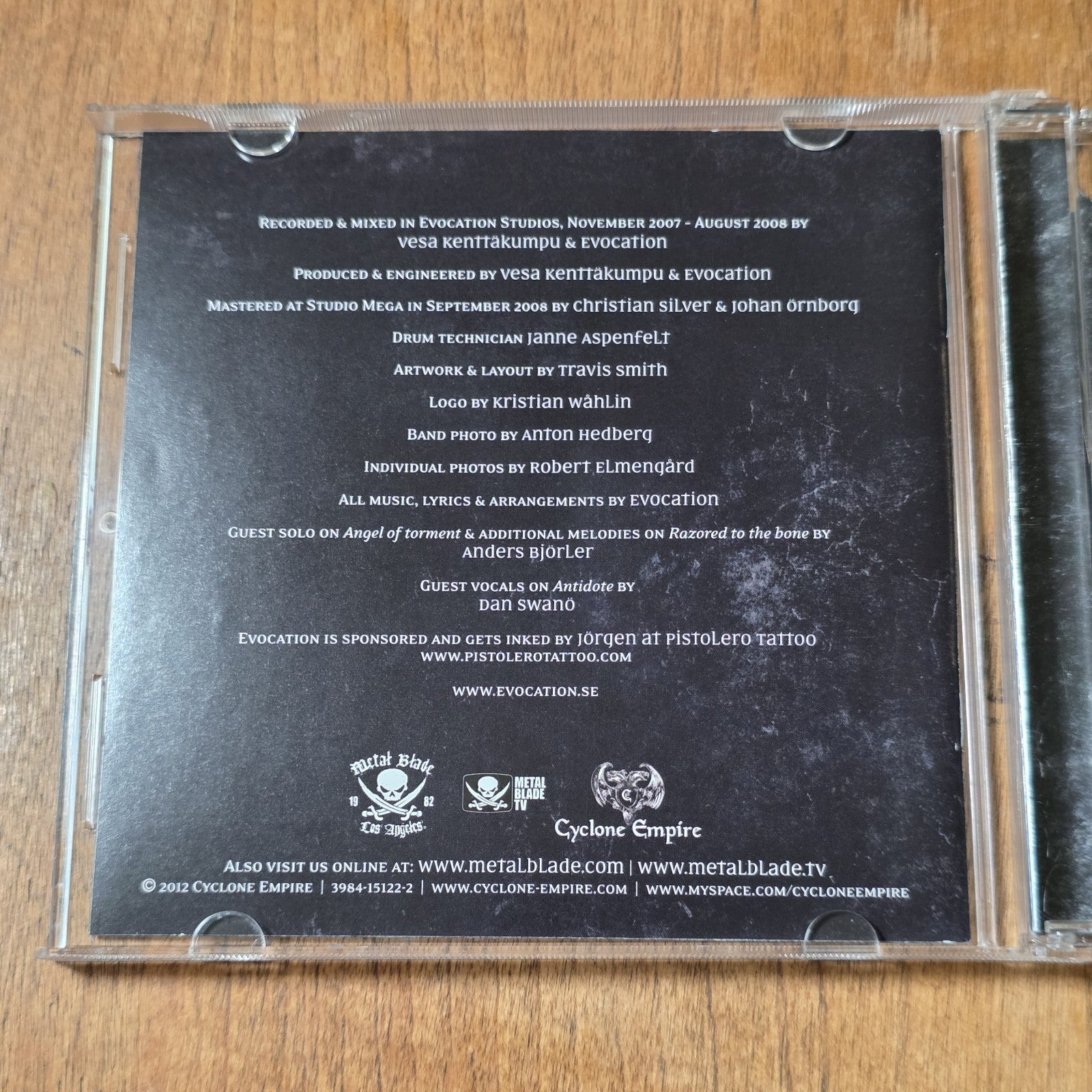 Evocation - Tales from the Tomb CD Album 2007 Death Metal HTF