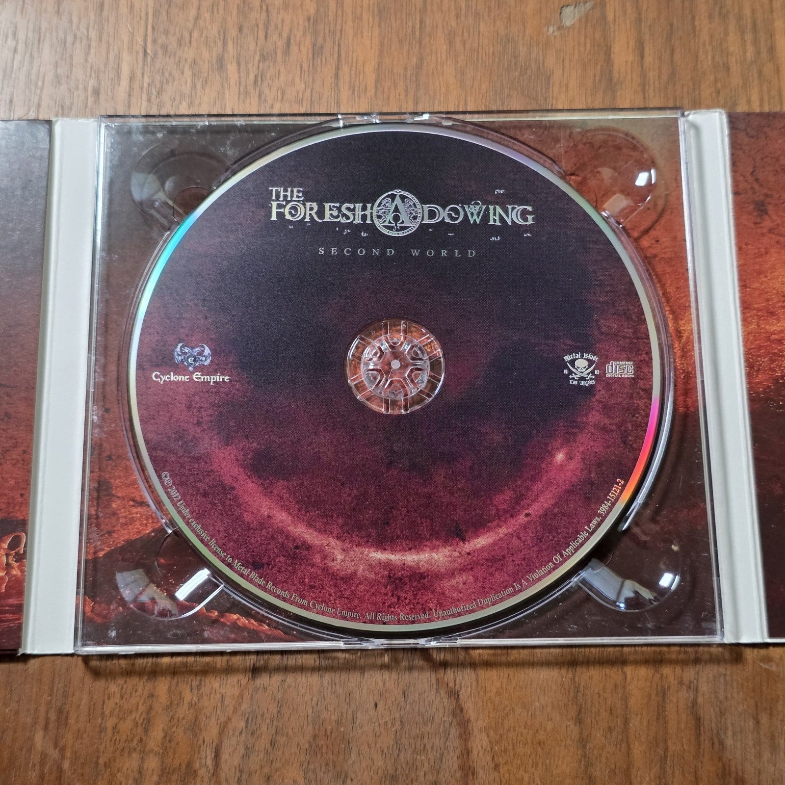 The Foreshadowing - Second World CD Album 2012 Gothic Metal Digipak HTF
