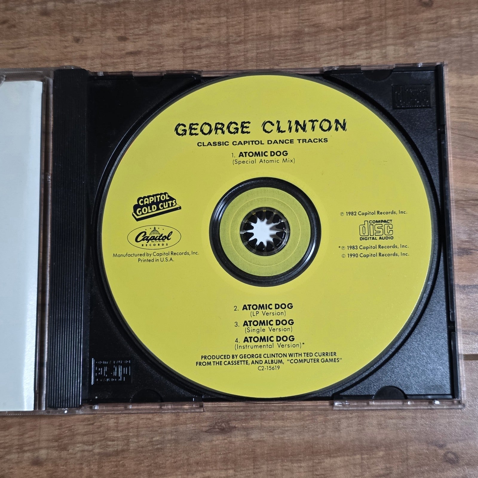 George Clinton - Atomic Dog CD EP 1990 Funk