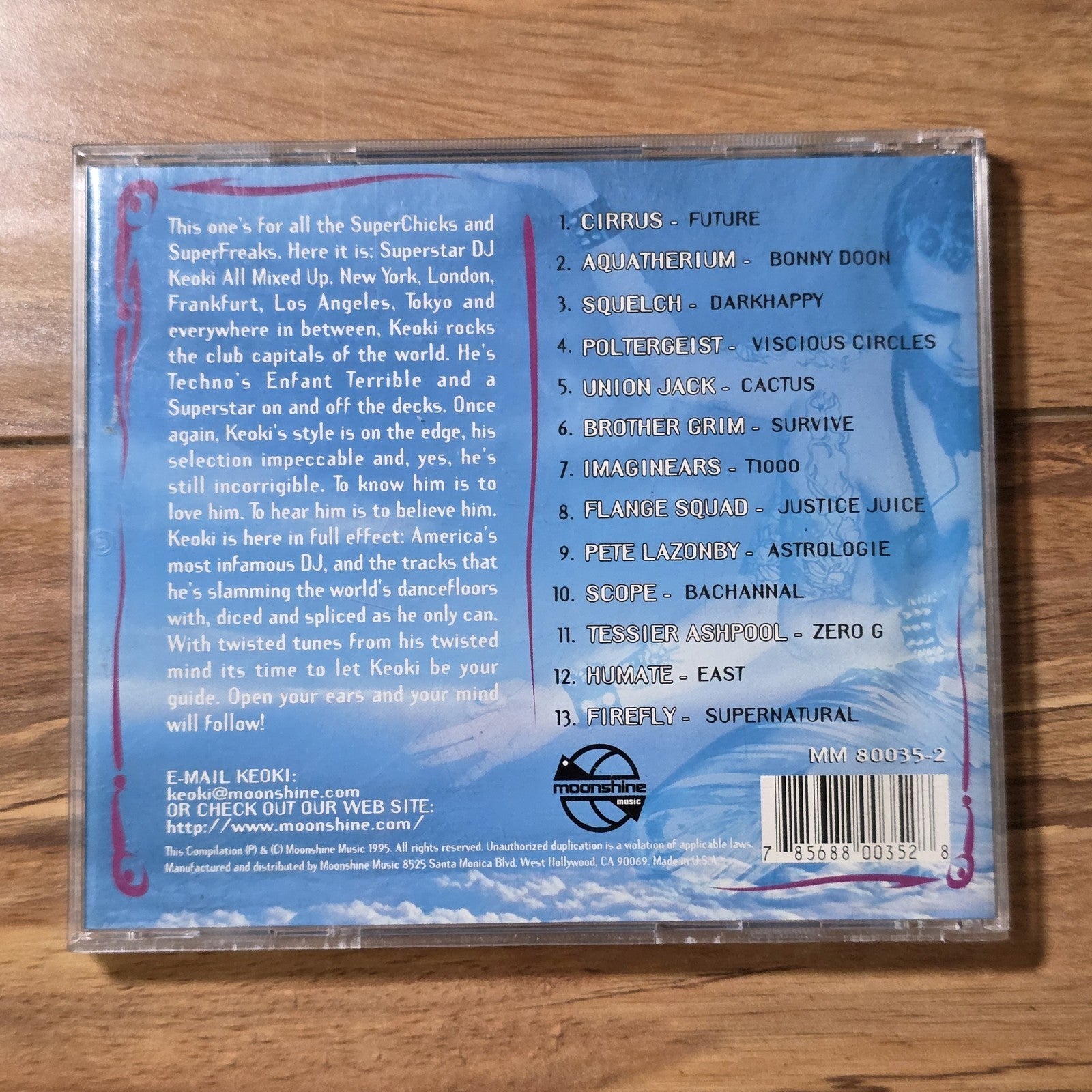 Superstar DJ Keoki - All Mixed Up CD Album 1995 Techno Electronica HTF