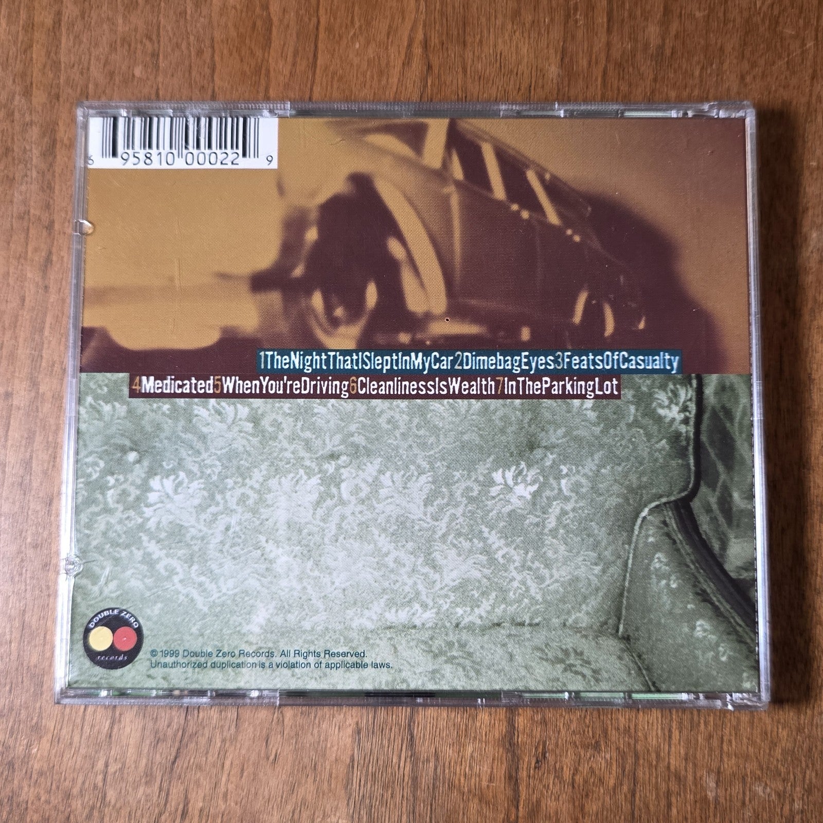 Tom Daily - Tragedy Of Fanbelts CD Album 1999 Pop Punk Double Zero Records