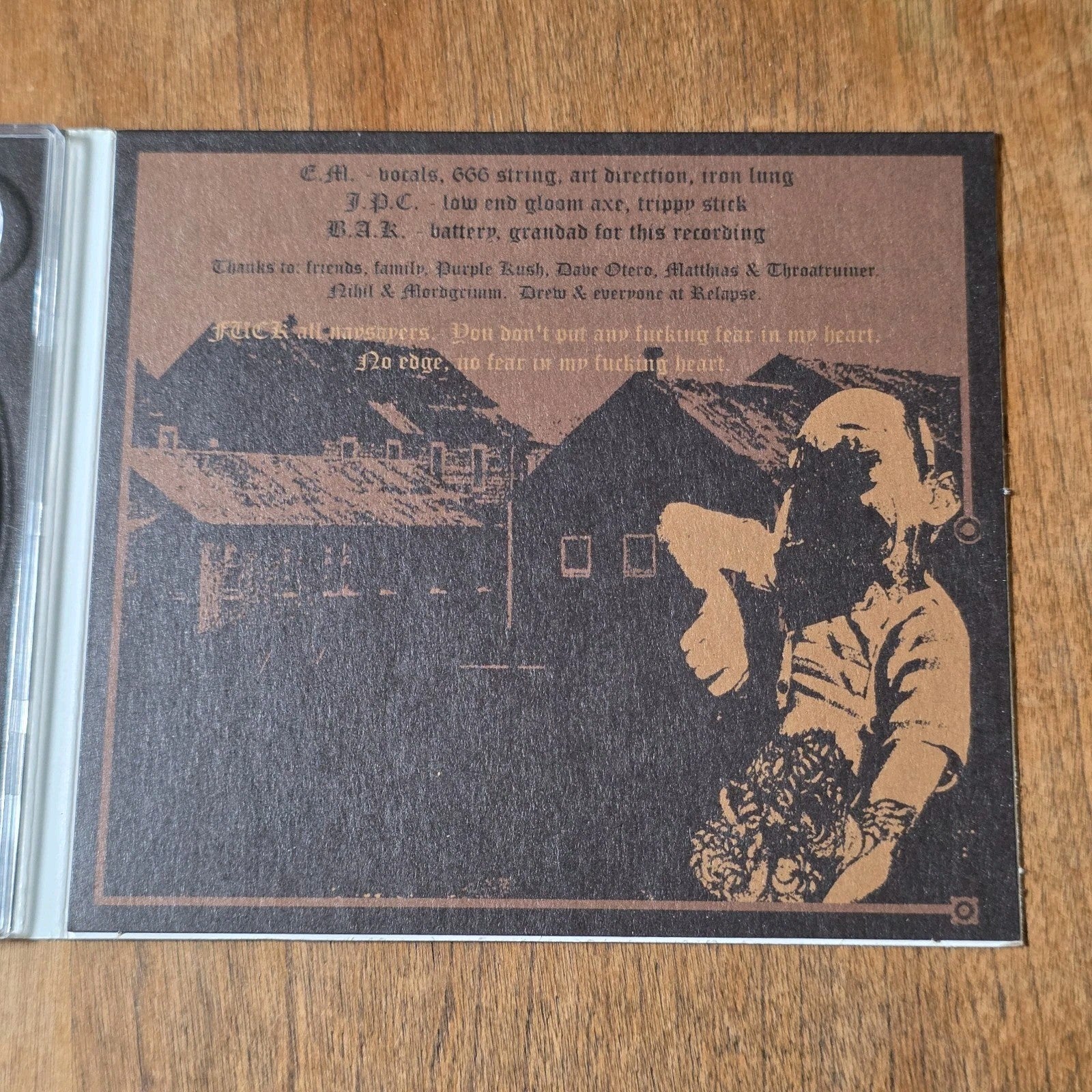 Primitive Man - Scorn CD Album 2013 Doom Metal Relapse Records HTF