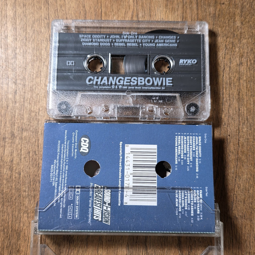 David Bowie - Changesbowie Cassette Compilation 1990 Pop Rock HTF