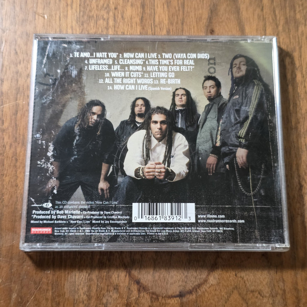 Ill Niño - Confession CD Album 2003 Nu Metal