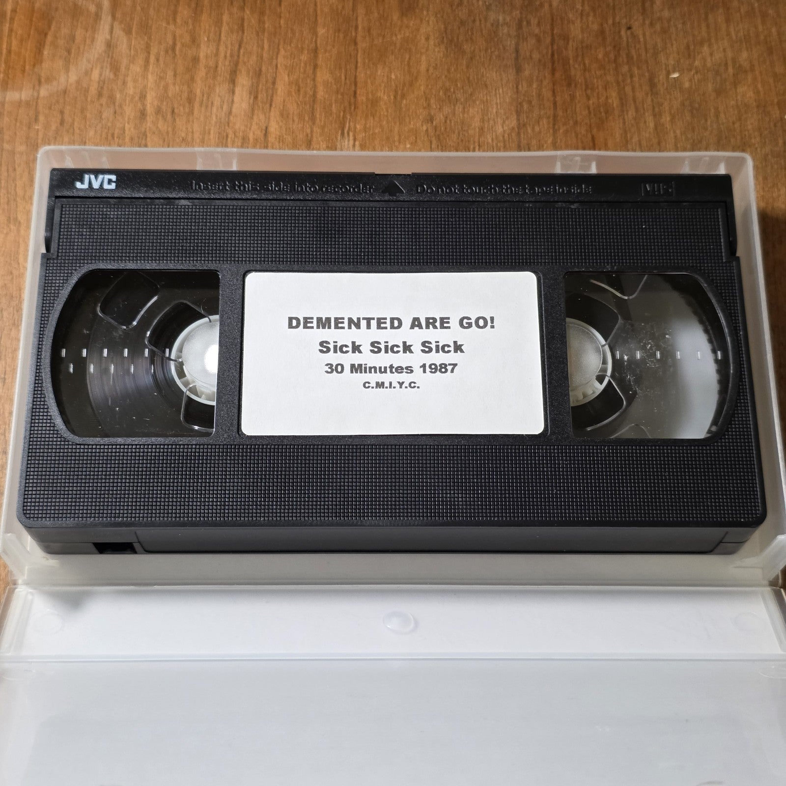 Demented Are Go - Sick Sick Sick VHS Live Album 1987 Psychobilly HTF