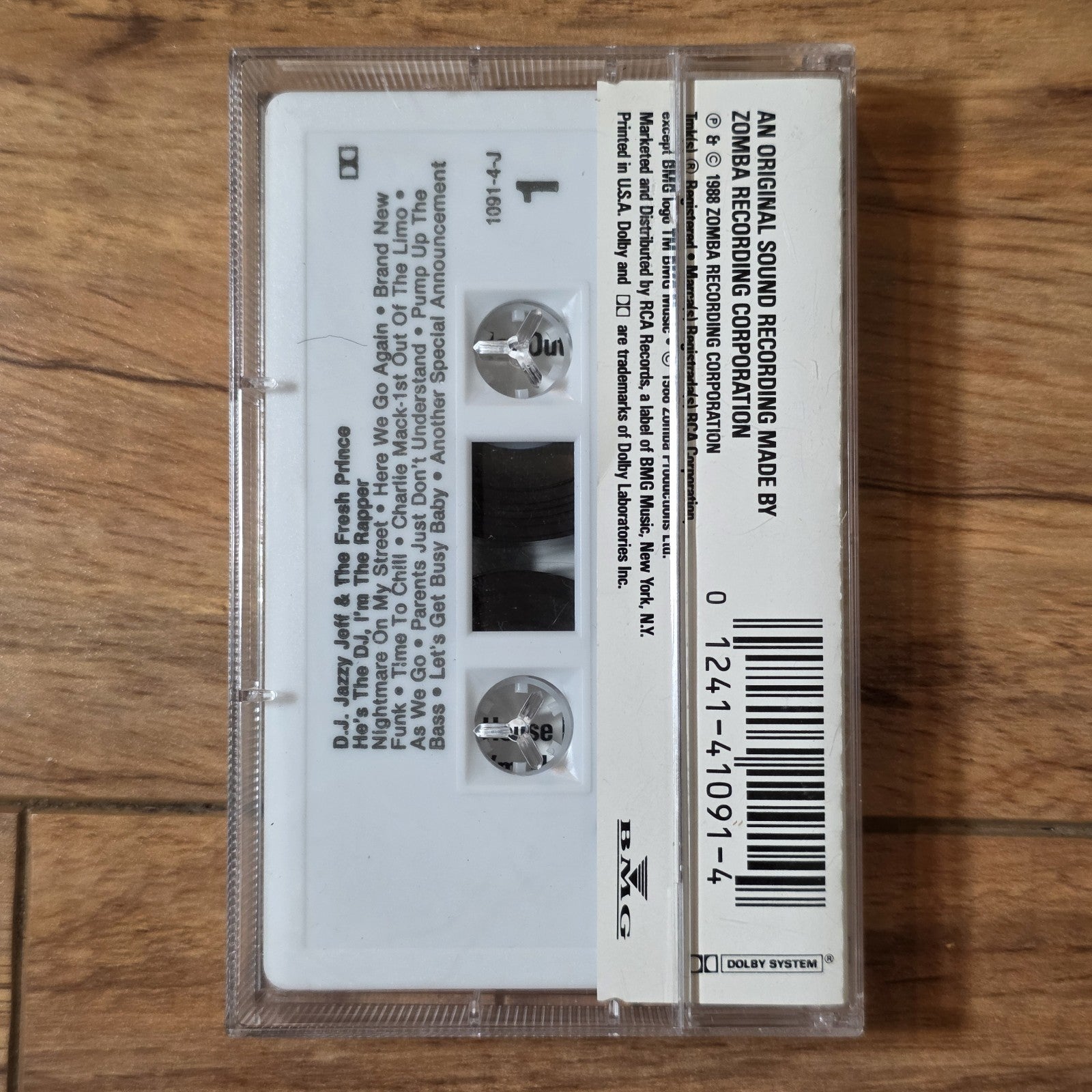 DJ Jazzy Jeff & The Fresh Prince - He's The DJ I'm The Rapper 1988 Cassette