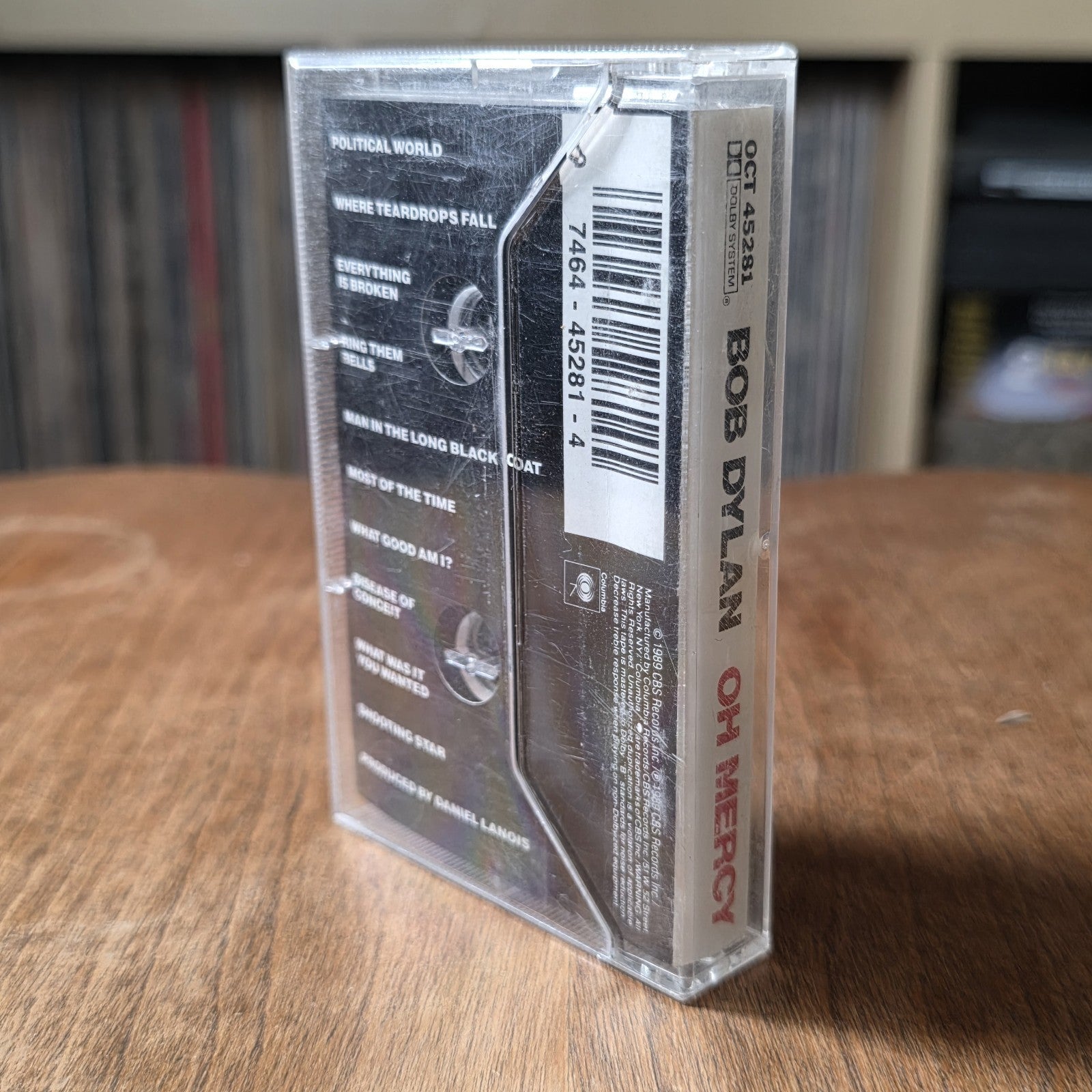 Bob Dylan - Oh Mercy Cassette Album 1989 Folk Rock