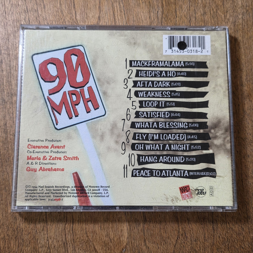 Mackframalama - 90 MPH CD Album 1994 R&B Soul
