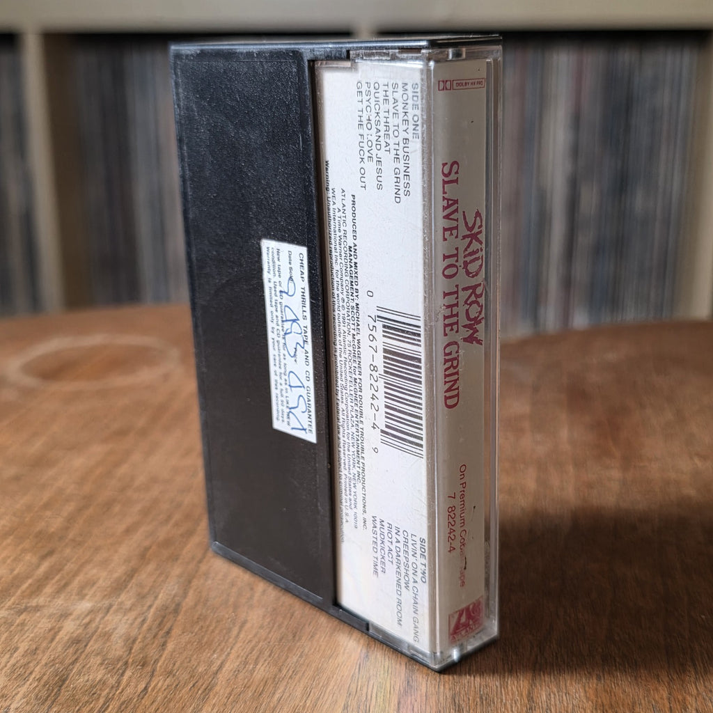Skid Row - Slave to the Grind Cassette Album 1991 Heavy Metal