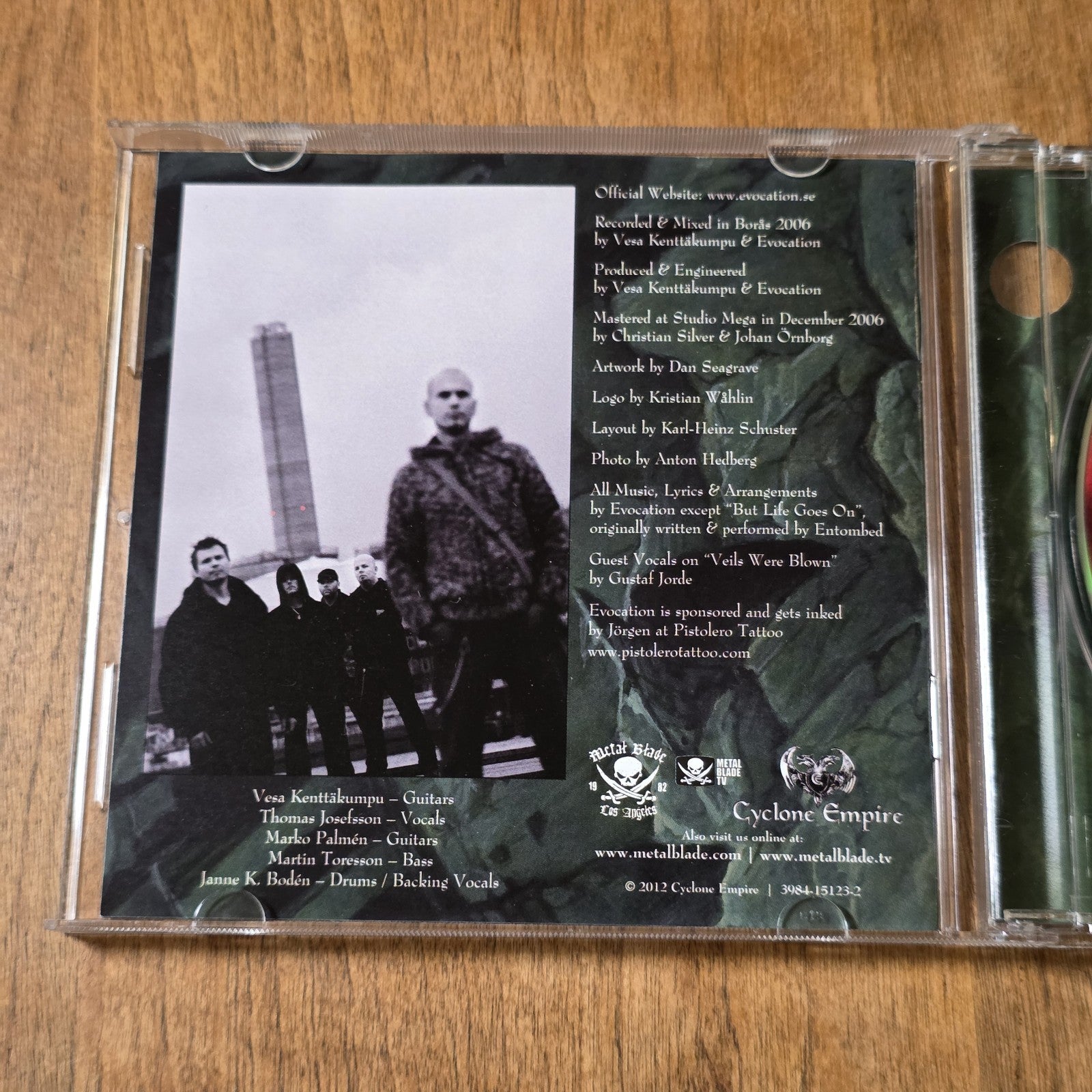 Evocation - Tales from the Tomb CD Album 2007 Death Metal HTF