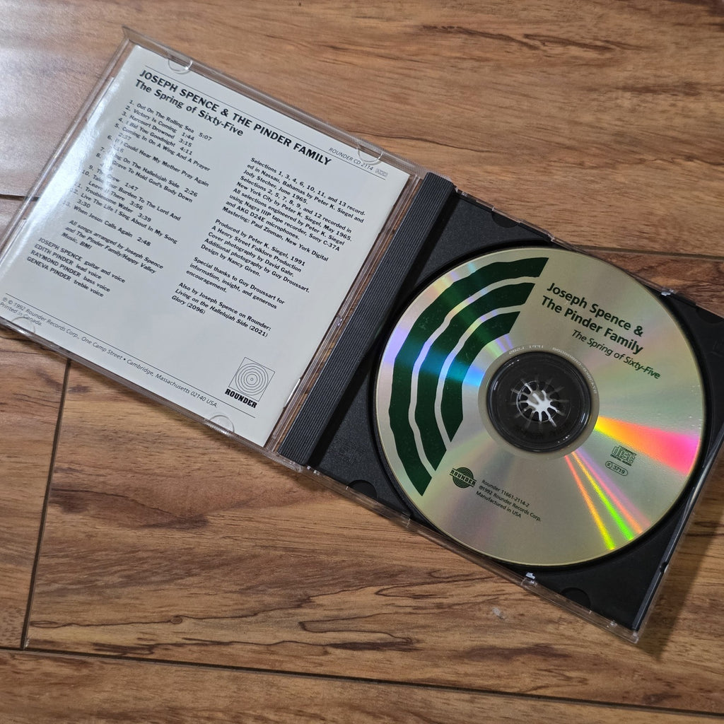 Joseph Spence and The Pinder Family - The Spring of Sixty-Five CD 1992 Folk