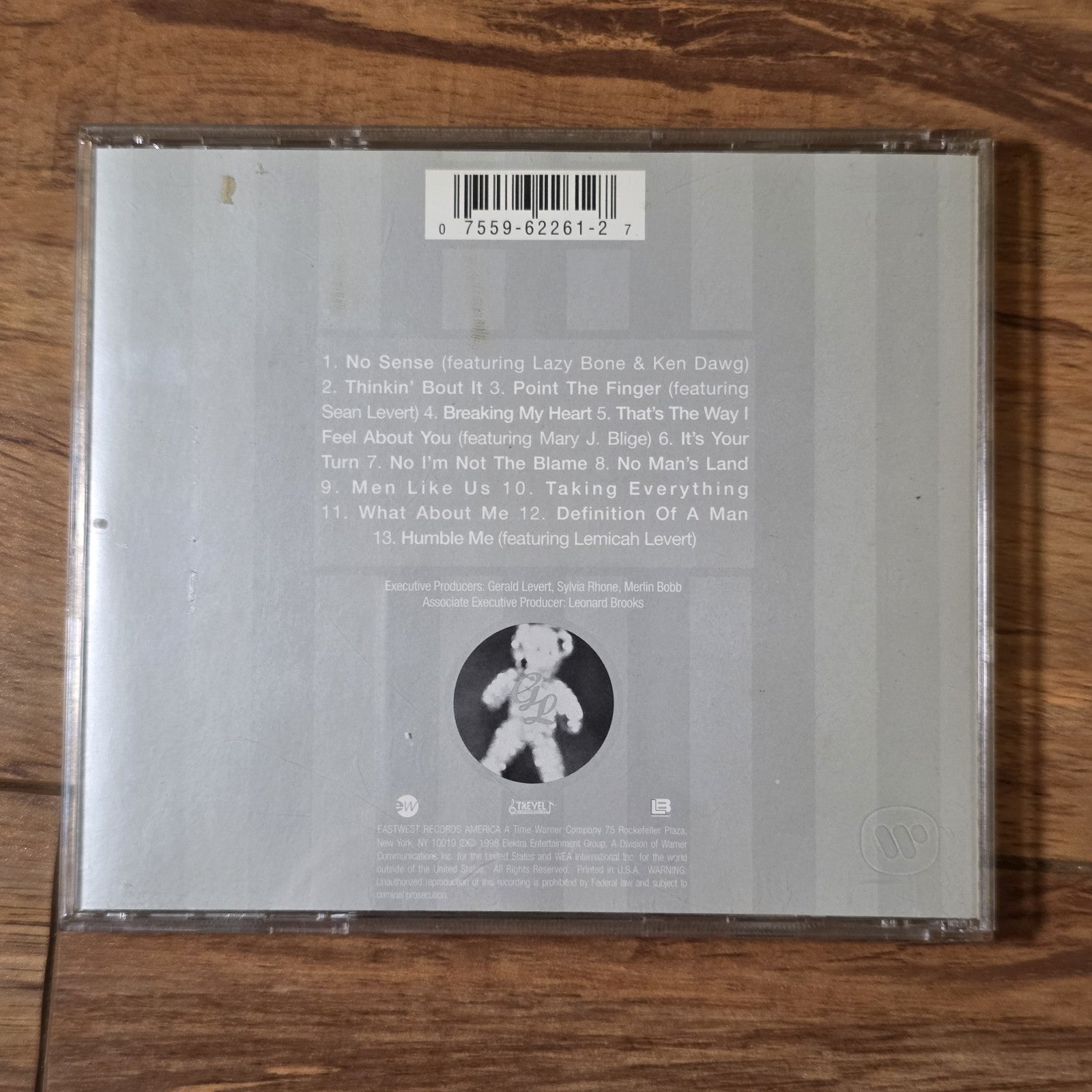 Gerald Levert - Love & Consequences CD 1998 EastWest Records R&B Soul