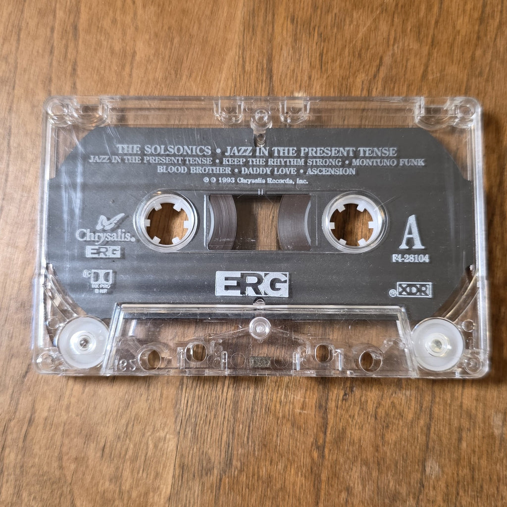 The Solsonics - Jazz In The Present Tense Album 1994 Jazz Hip Hop Cassette