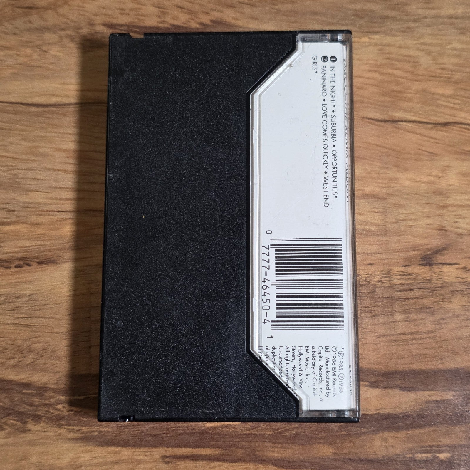 Pet Shop Boys - Disco Cassette Remix Album 1986 Synth-Pop