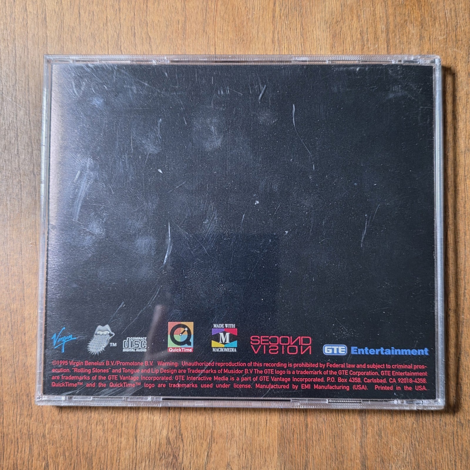Rolling Stones - Voodoo Lounge CD-ROM 1995 Interactive Rock