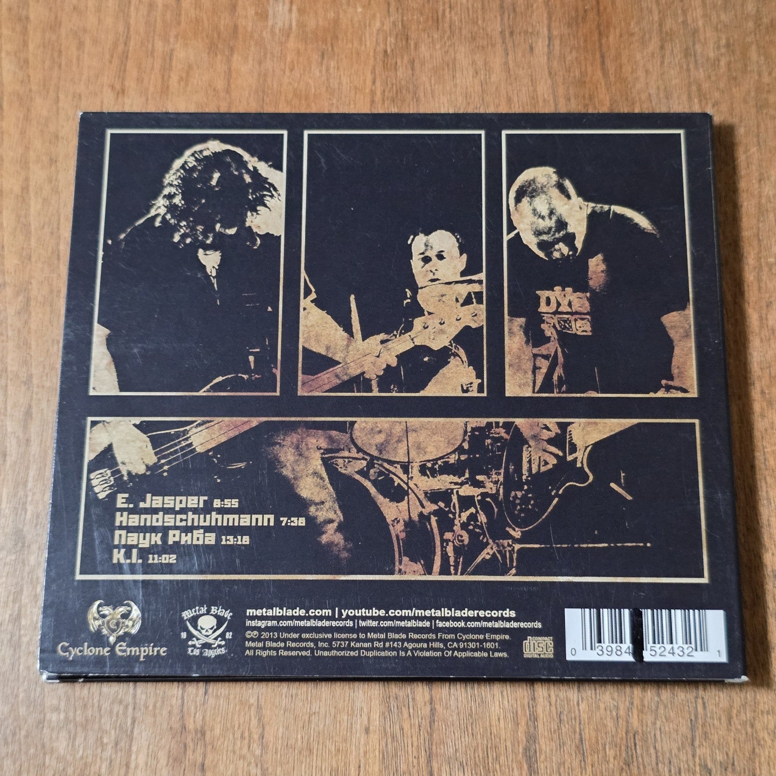 Shakhtyor - Self-Titled CD Album 2013 Instrumental Sludge Metal