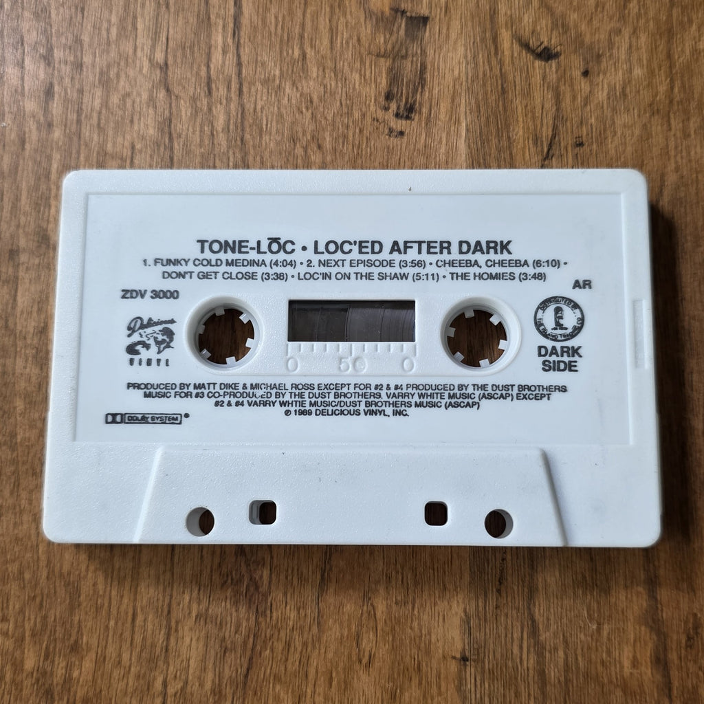 Tone-Loc - Loc-ed After Dark Cassette Album 1989 Hip Hop Rap