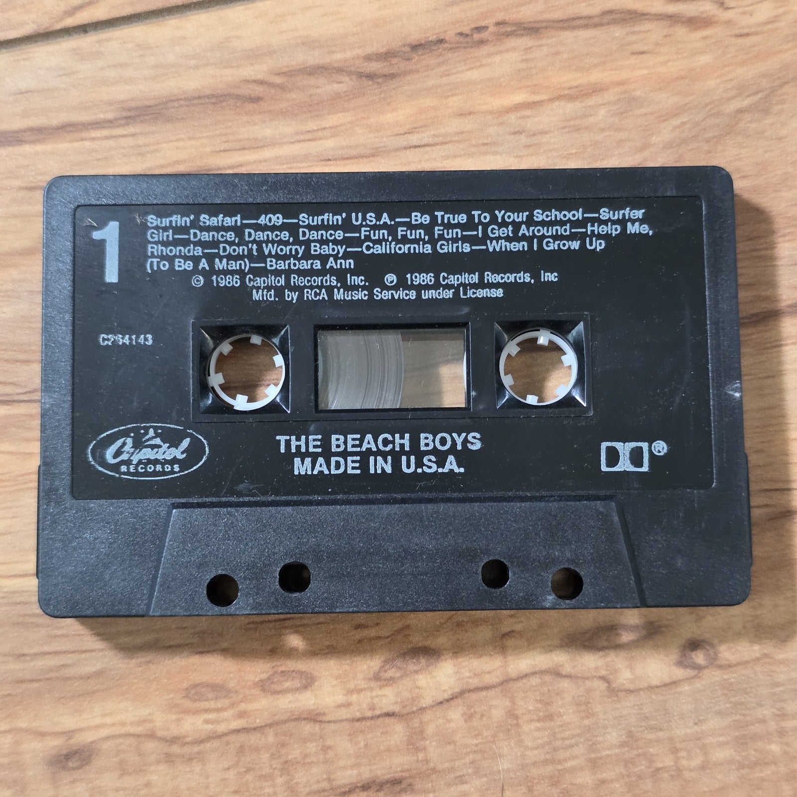 The Beach Boys - Made in U.S.A. Cassette Compilation 1986 Rock