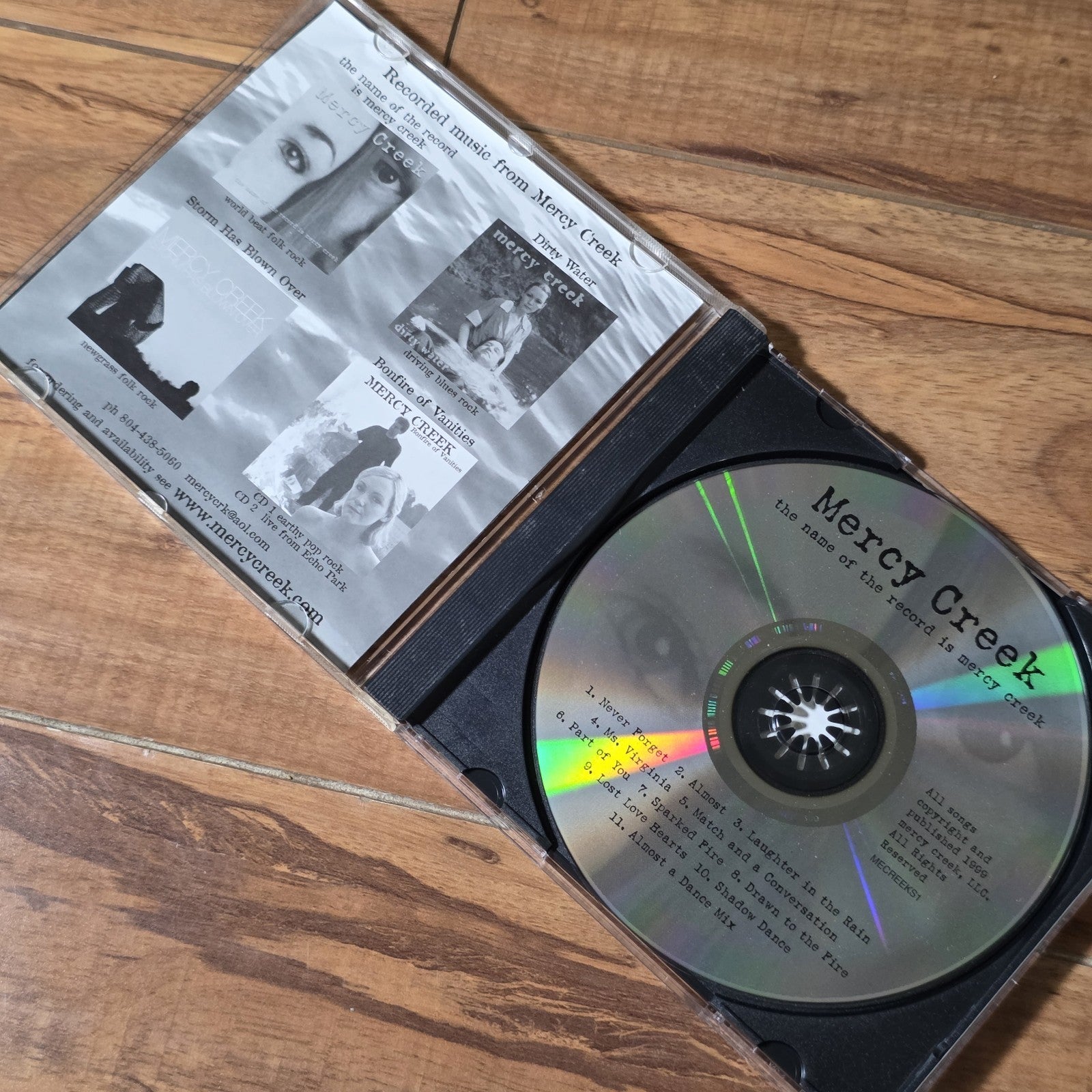 Mercy Creek - The Name Of The Record Is Mercy Creek CD 1999 Folk Rock Obscure