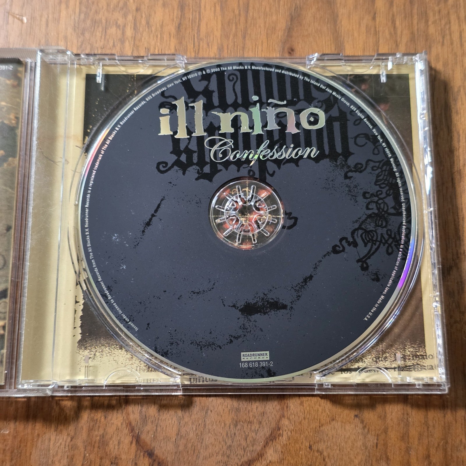 Ill Niño - Confession CD Album 2003 Nu Metal