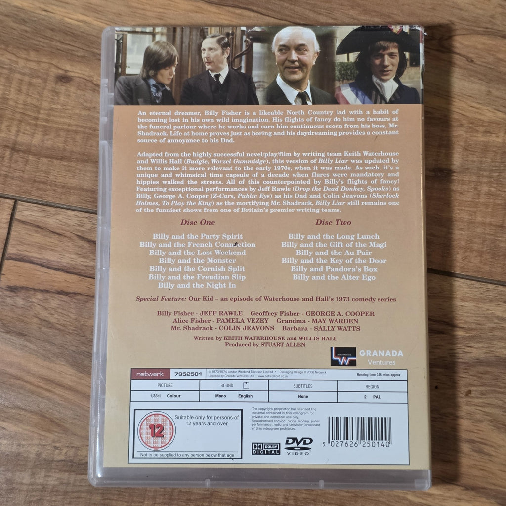 Billy Liar Complete First Series 1974 DVD Stuart Allen Comedy PAL Region 2 HTF