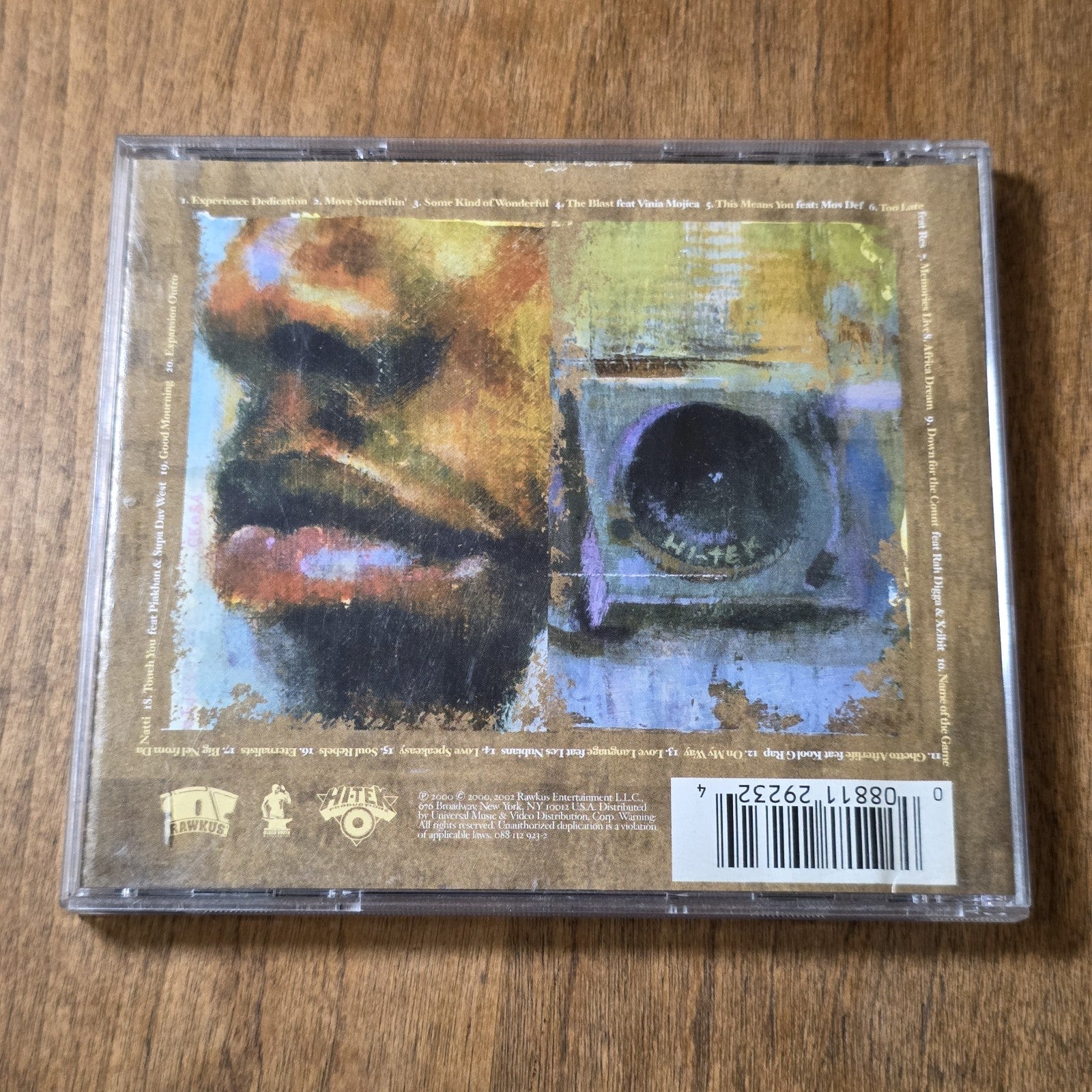 Talib Kweli & Hi-Tek - Reflection Eternal CD Album 2000 Hip Hop READ