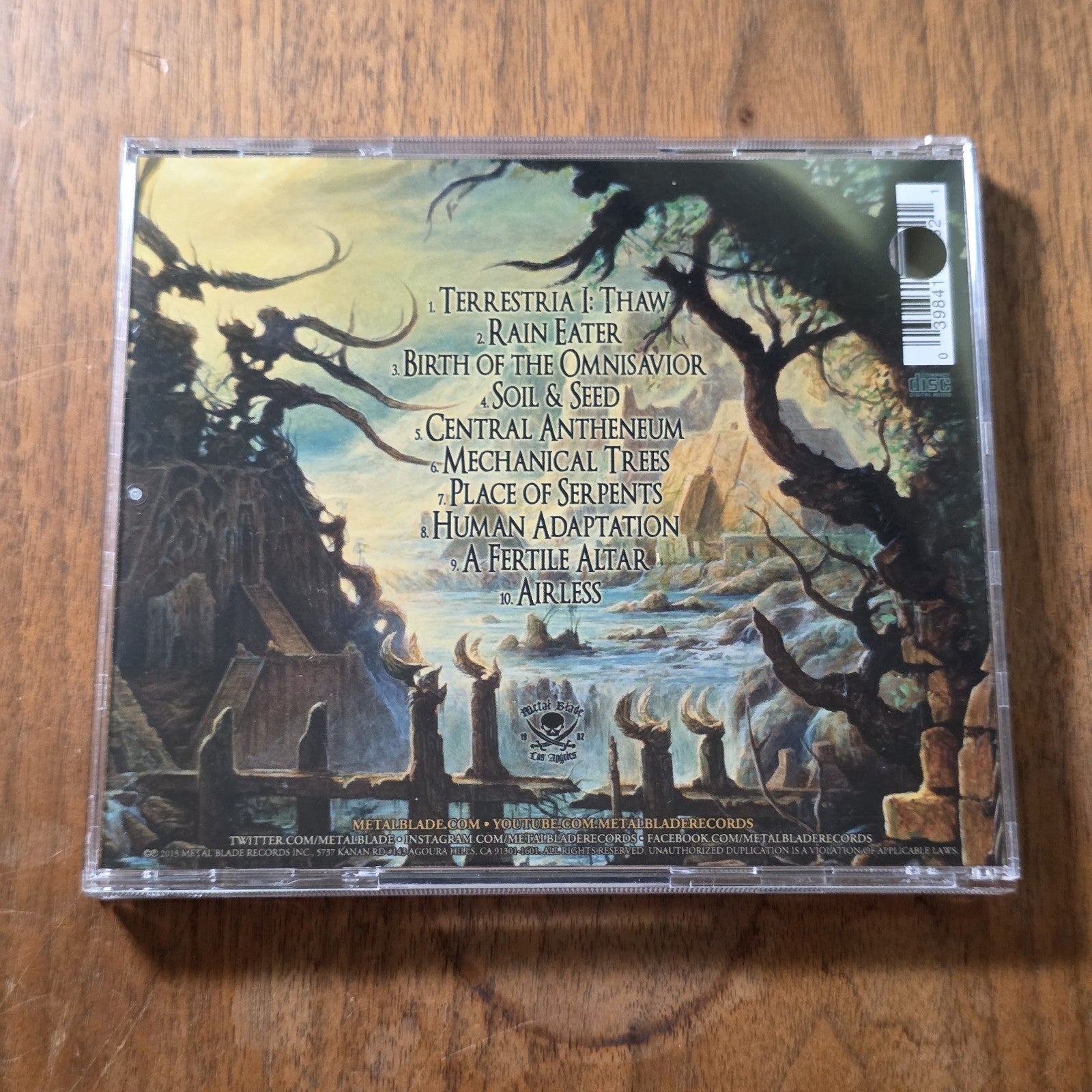 Rivers Of Nihil - The Conscious Seed Of Light CD Album 2013 Death Metal