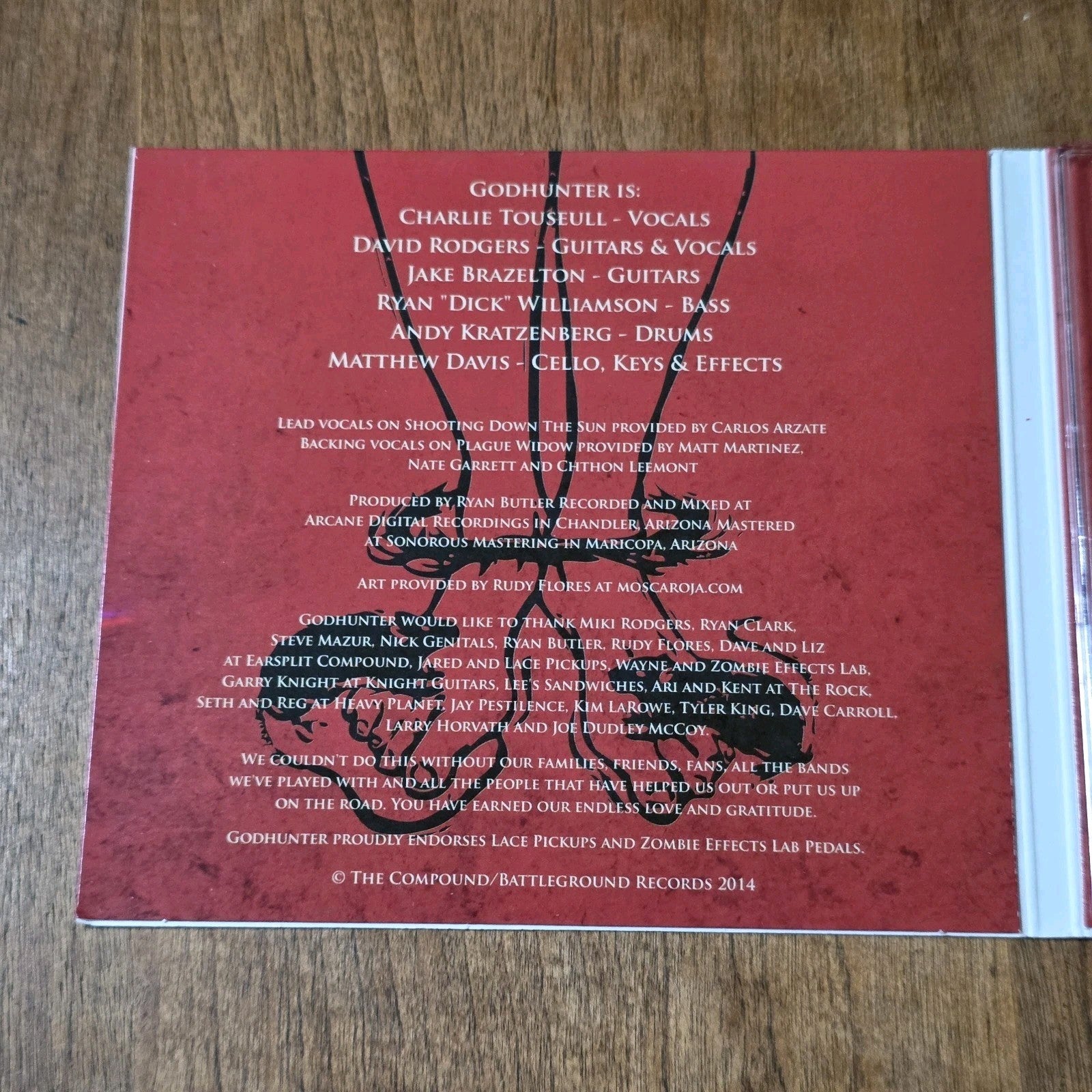 Godhunter - City of Dust CD Album 2014 Sludge Metal Digipak