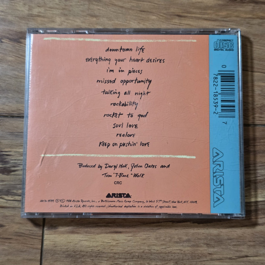 Daryl Hall & John Oates - Ooh Yeah! CD Album 1990 Pop Rock