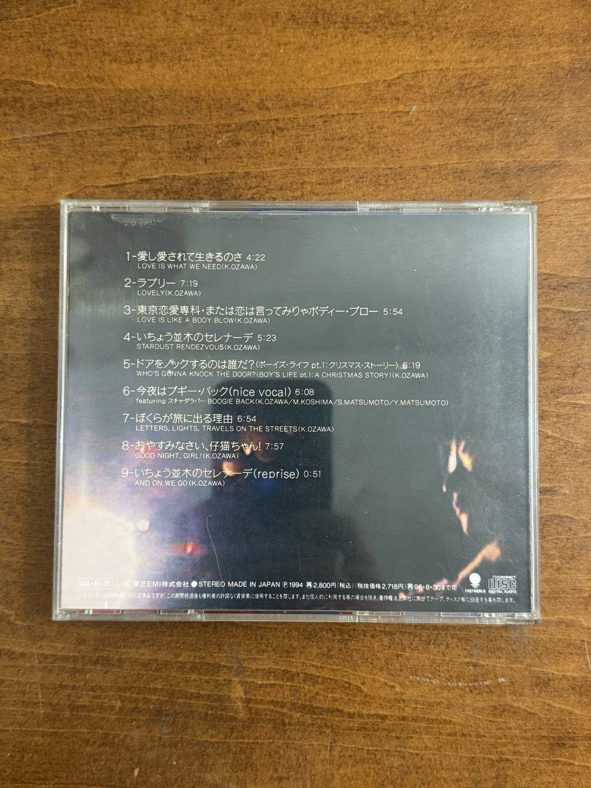 Kenji Ozawa - Life Album 1994 J Pop CD Japan Japanese HTF Rare Import Obi