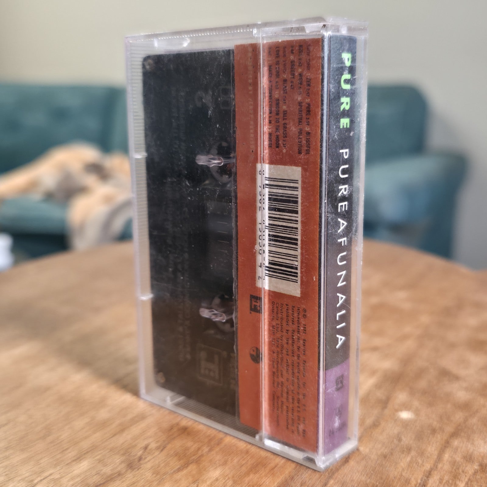 Pure - Pureafunalia Cassette Album 1992 Alternative Rock Reprise Records