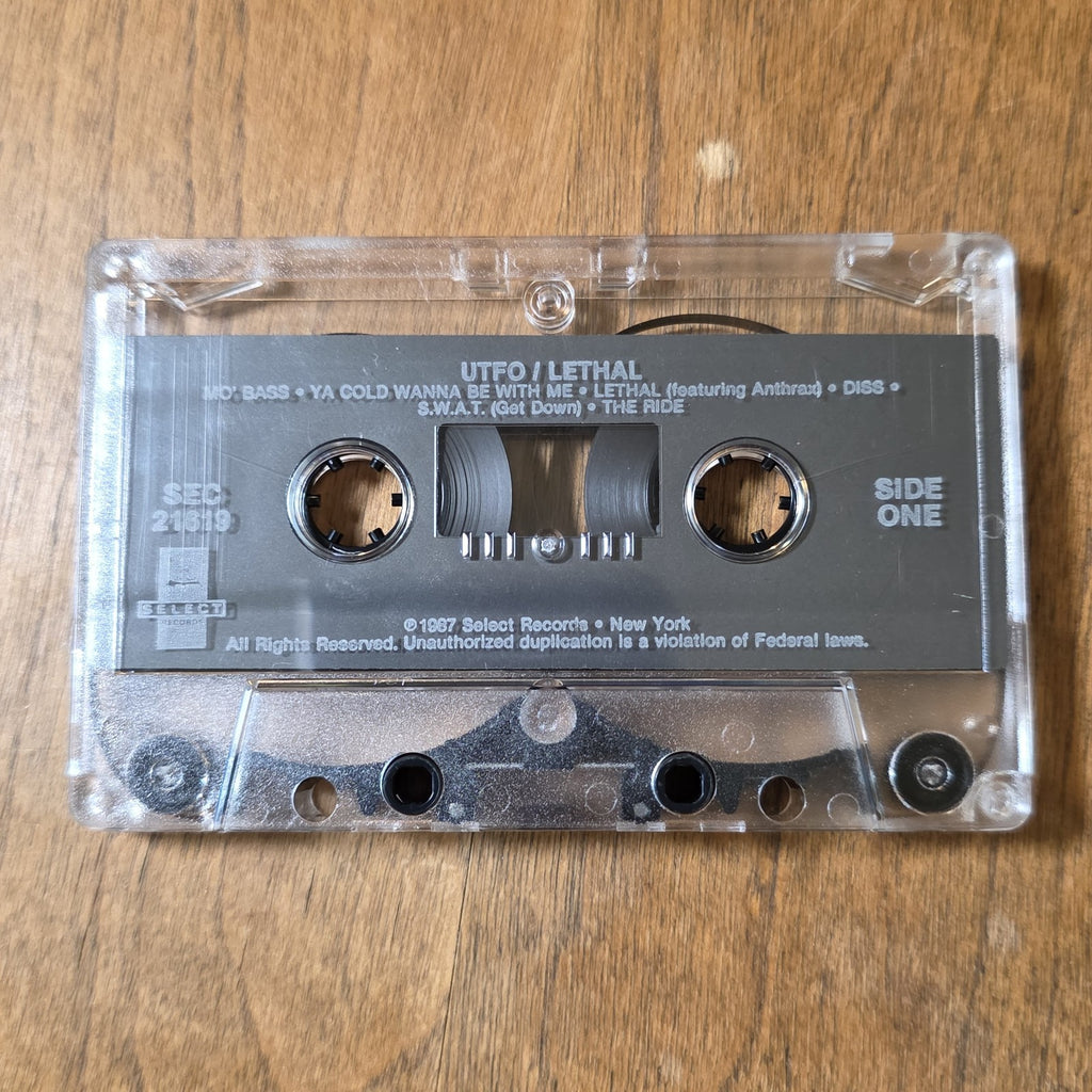U.T.F.O. - Lethal Album 1987 Hip Hop Cassette Select Records