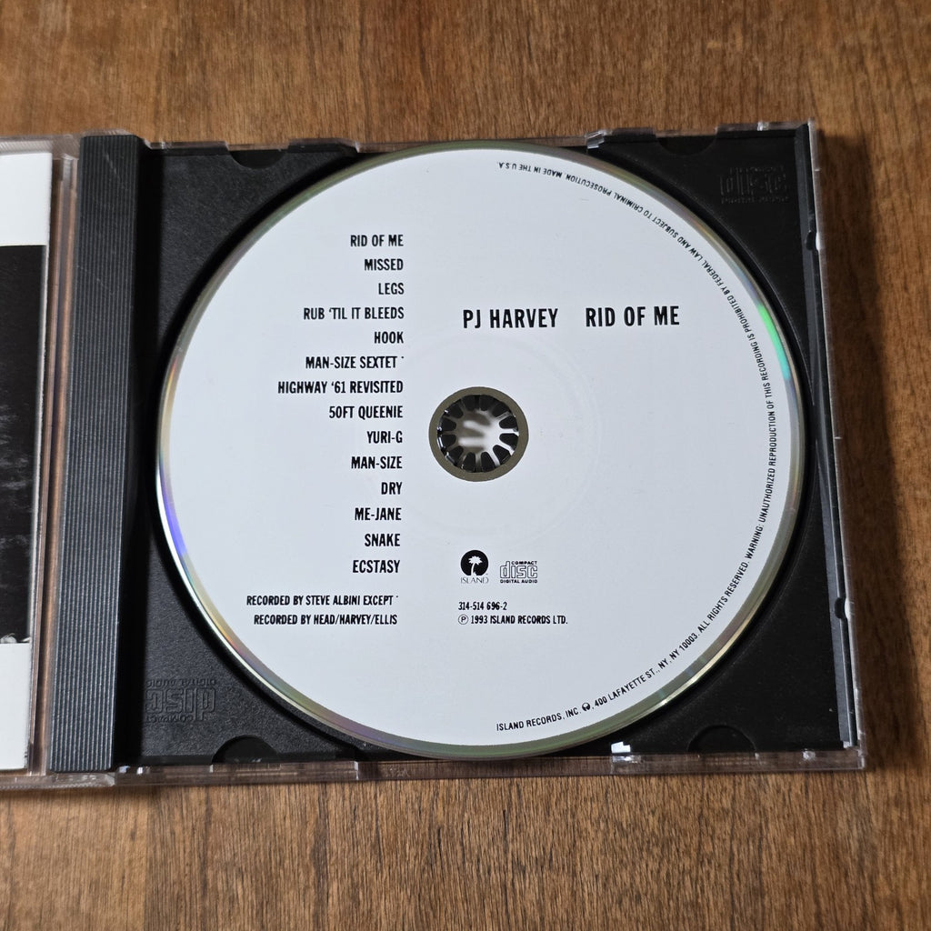 PJ Harvey - Rid of Me CD Album 1993 Alternative Rock Island Records