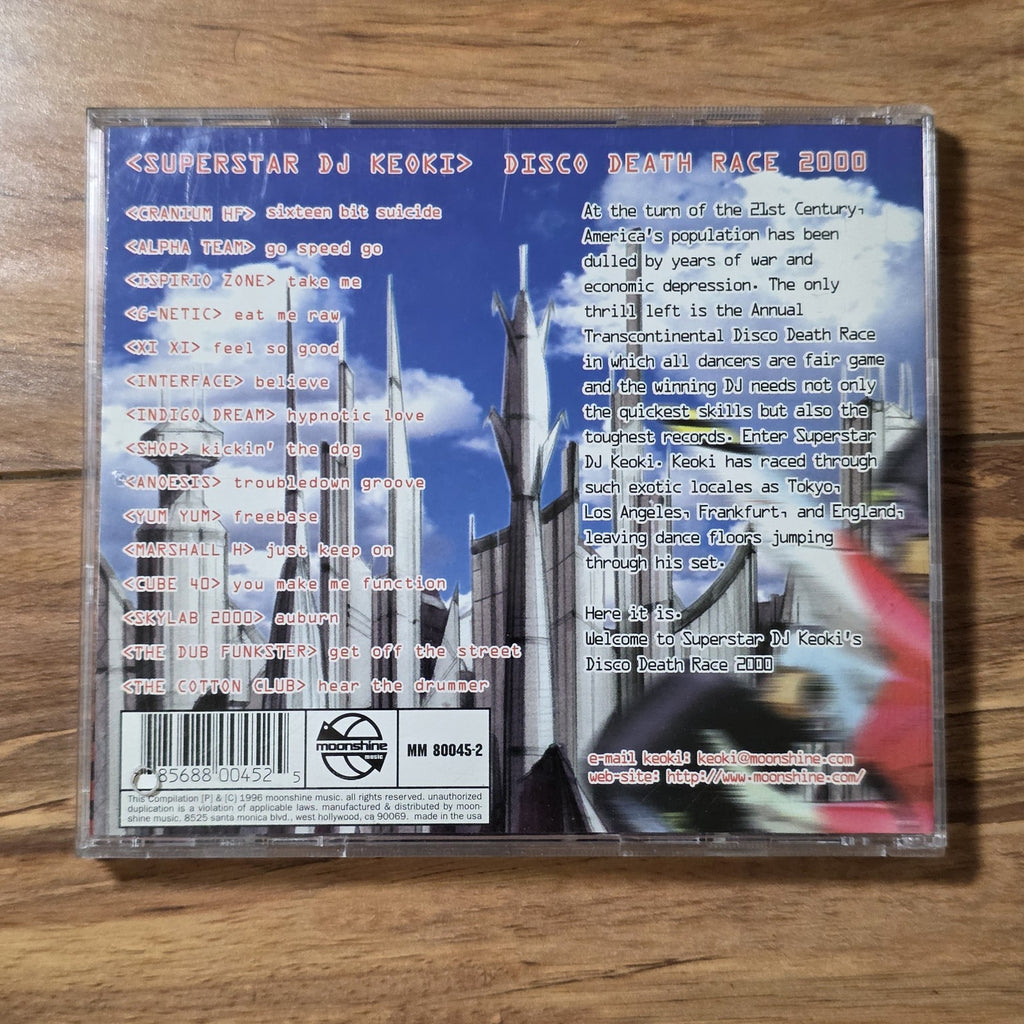 Superstar DJ Keoki - Disco Death Race 2000 CD 1996 Techno Electronica Rare HTF