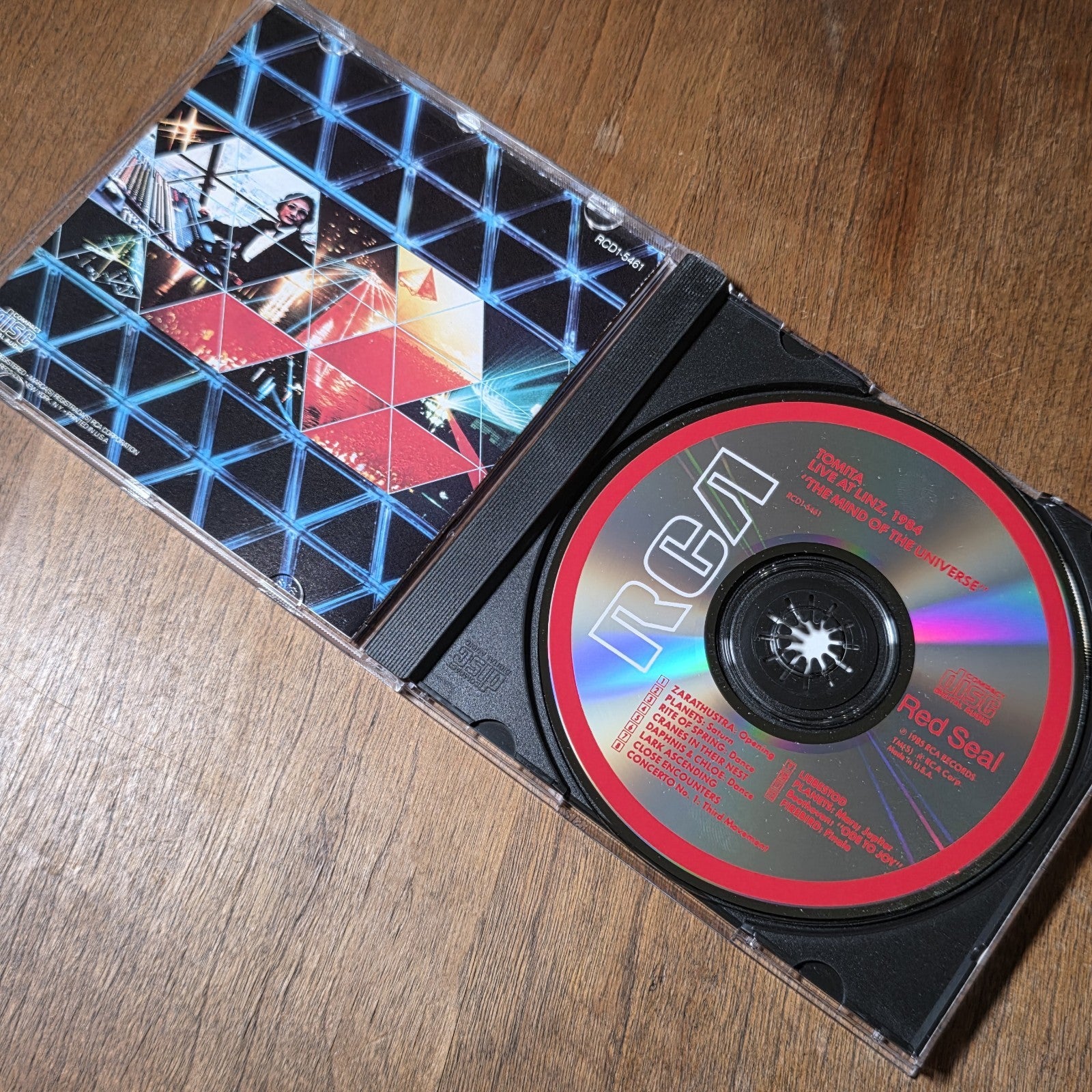 Isao Tomita - Live At Linz The Mind Of The Universe CD Red Seal Electronic Synth