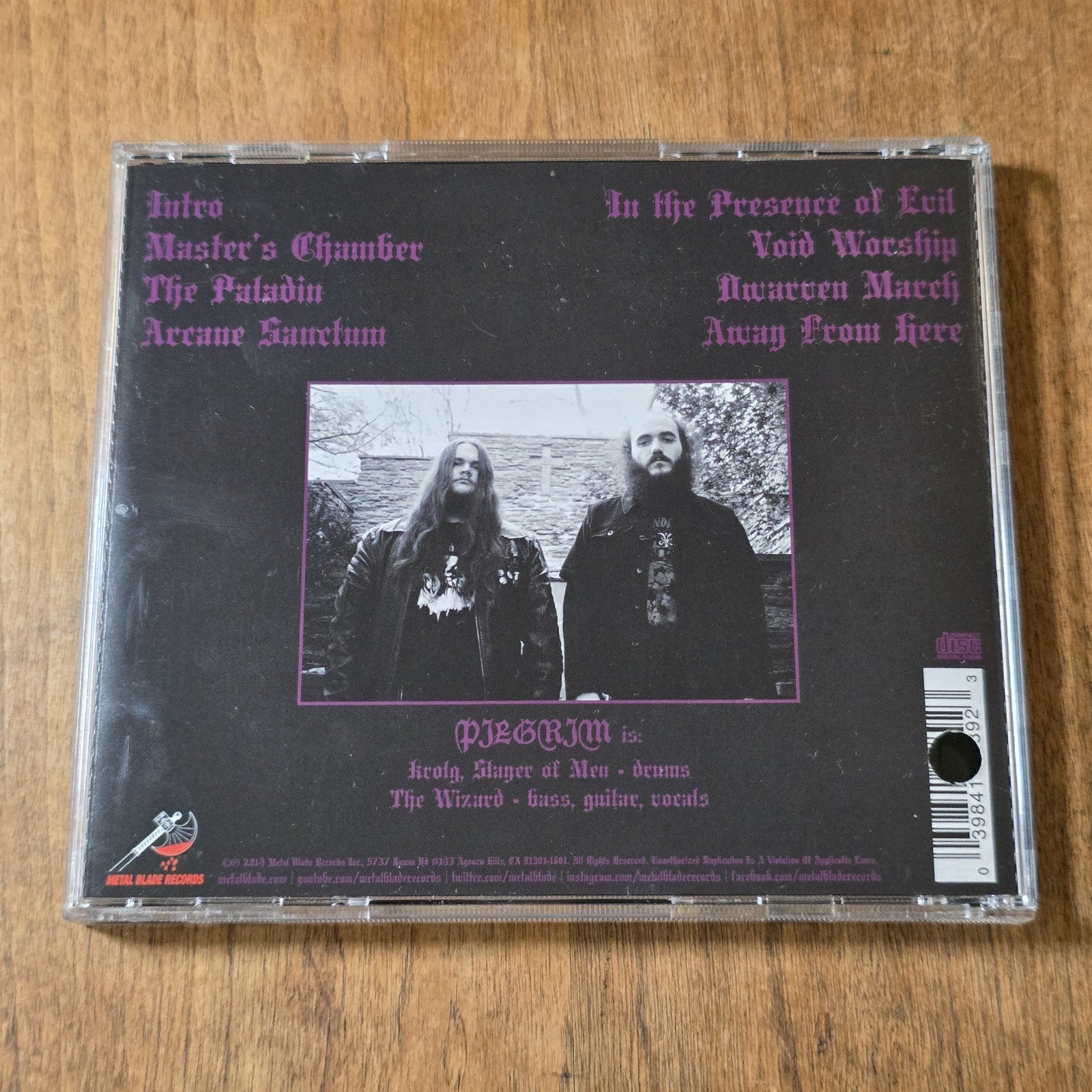 Pilgrim - Void Worship CD Album 2014 Doom Metal Metal Blade Records