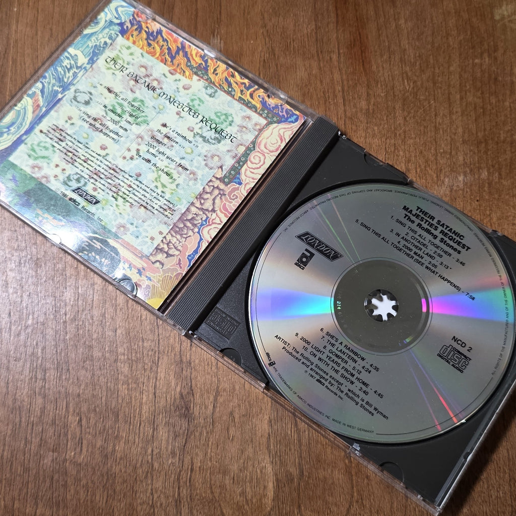 Rolling Stones - Their Satanic Majesties Request CD 1986 West Germany Rare HTF