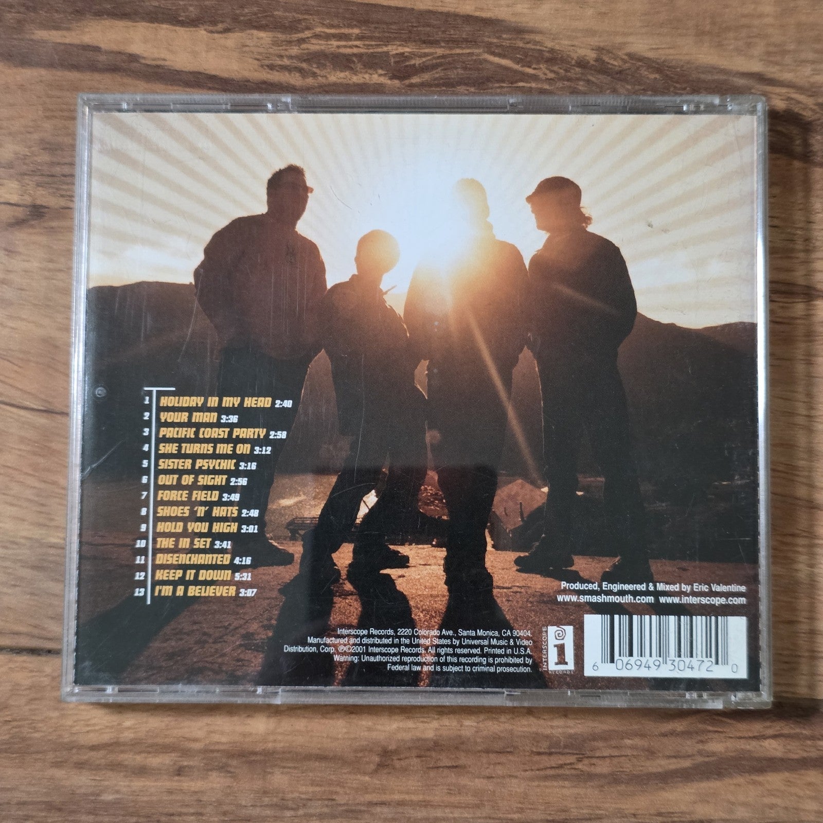 Smash Mouth - Self Titled CD 2001 Interscope Records Ska Pop Rock
