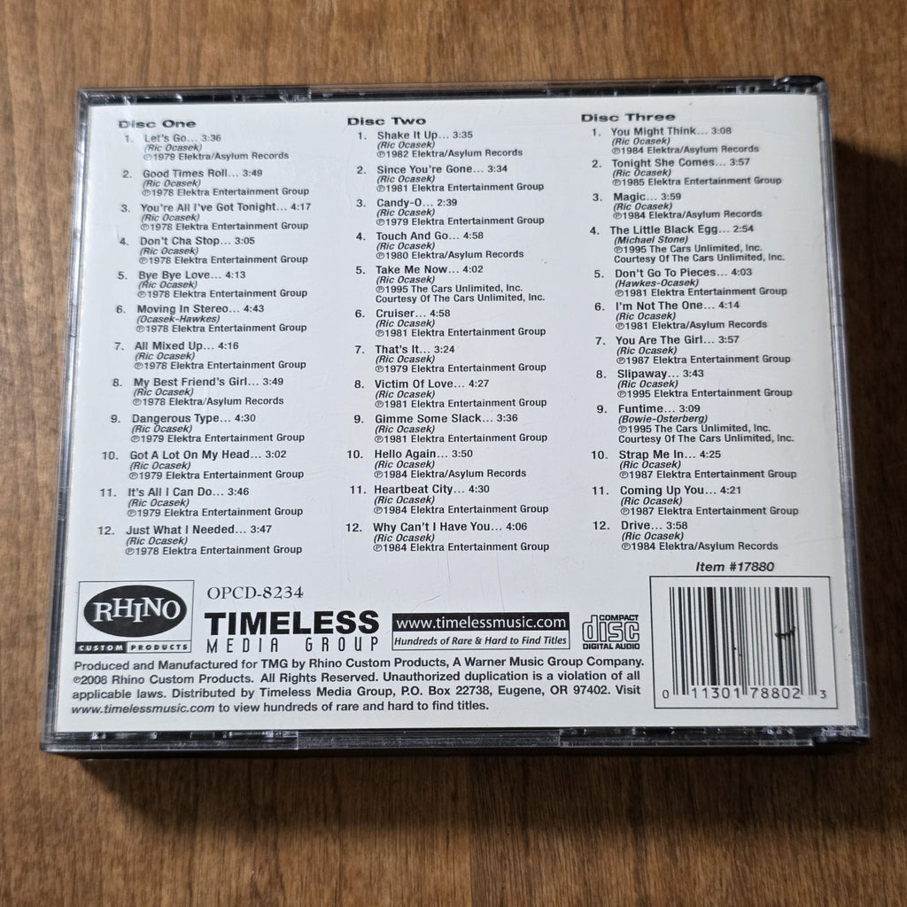 The Cars - Greatest Hits & More CD Compilation 2008 Rock 3 Disc Rare HTF