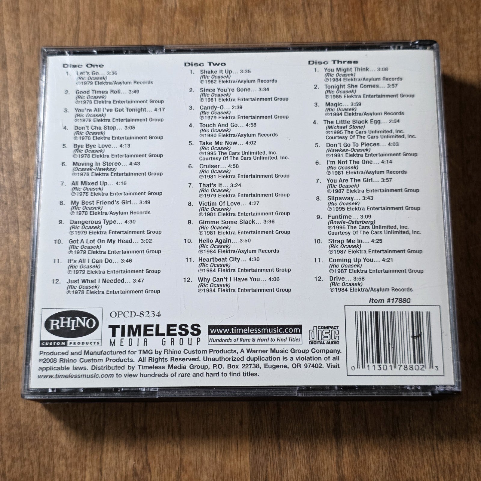 The Cars - Greatest Hits & More CD Compilation 2008 Rock 3 Disc Rare HTF