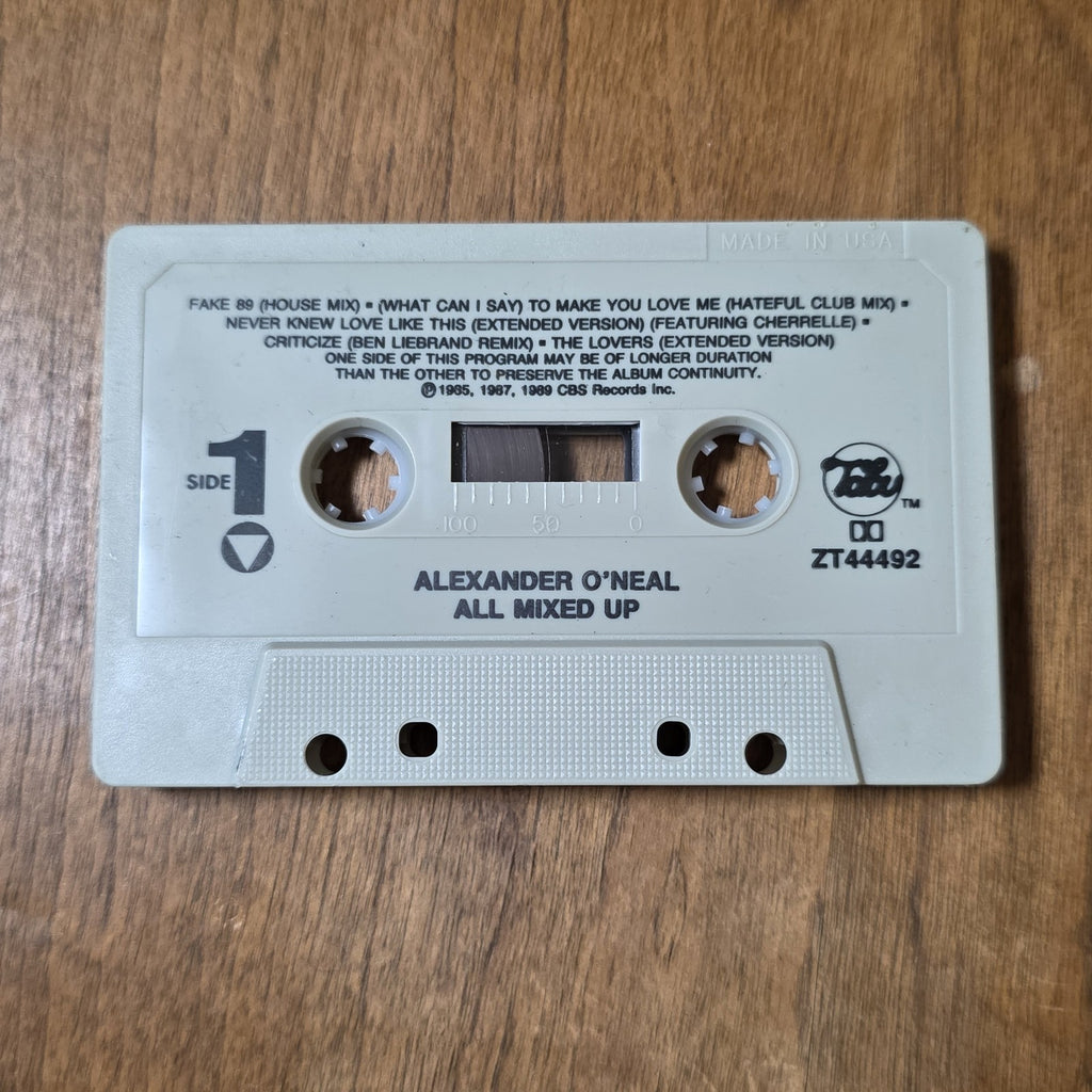 Alexander O'Neal - All Mixed Up Compilation 1987 R&B Cassette