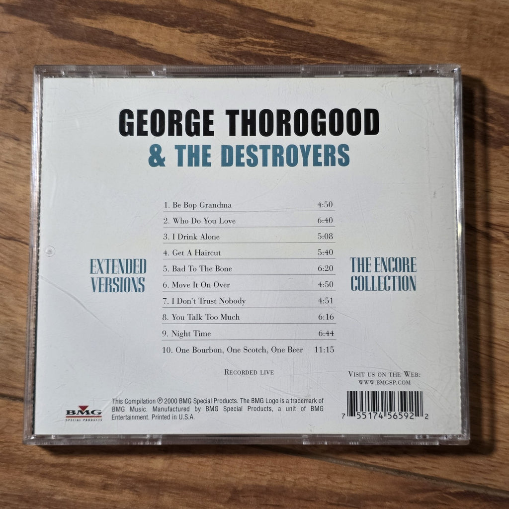 George Thorogood - Extended Versions CD Live BMG Encore Blues Rock