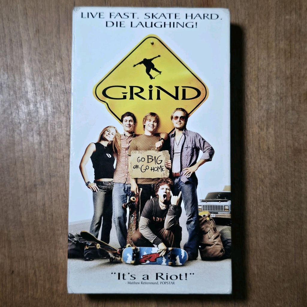 Grind VHS 2003 Skateboarding Comedy Rare HTF