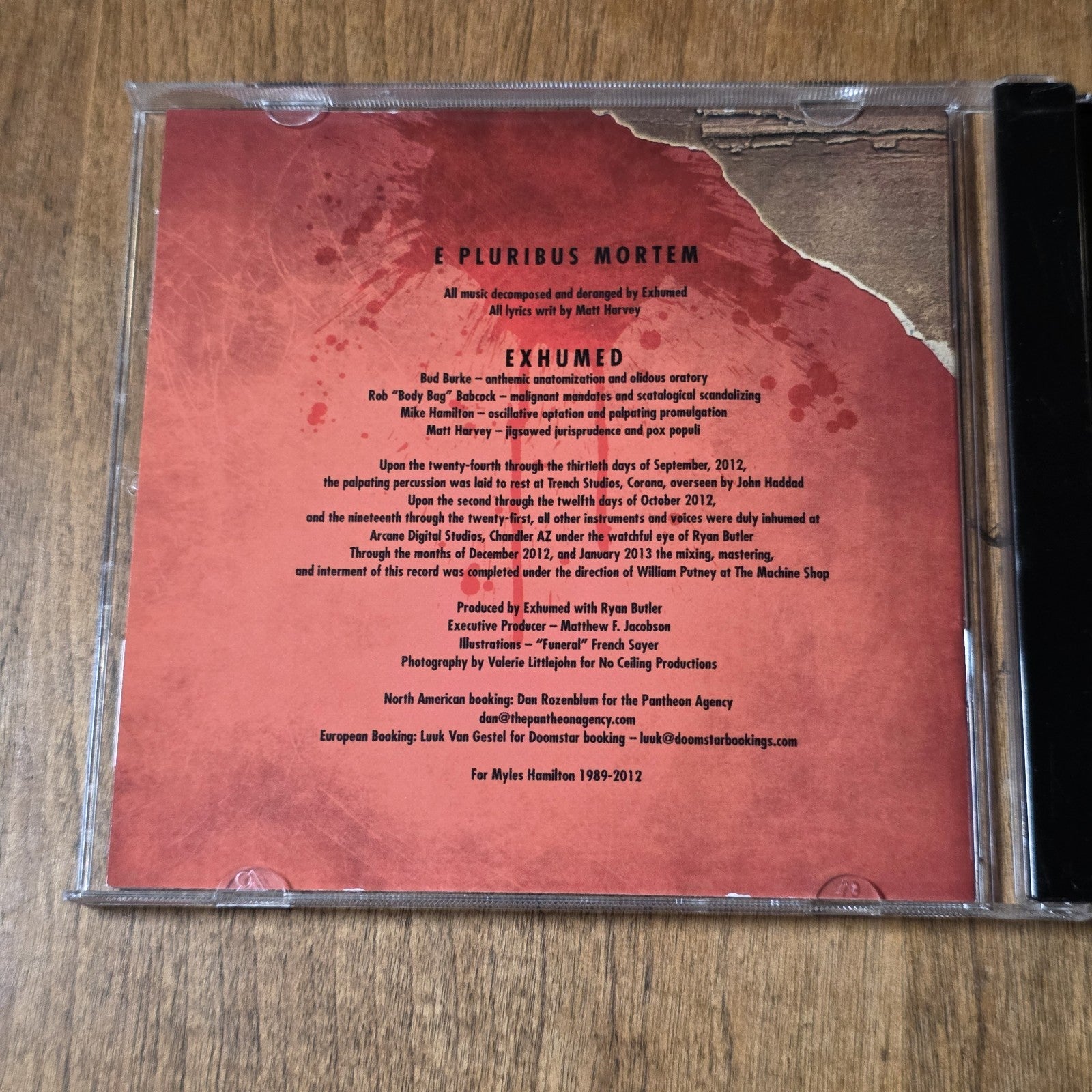 Exhumed - Necrocracy CD Album 2013 Death Metal Relapse Records