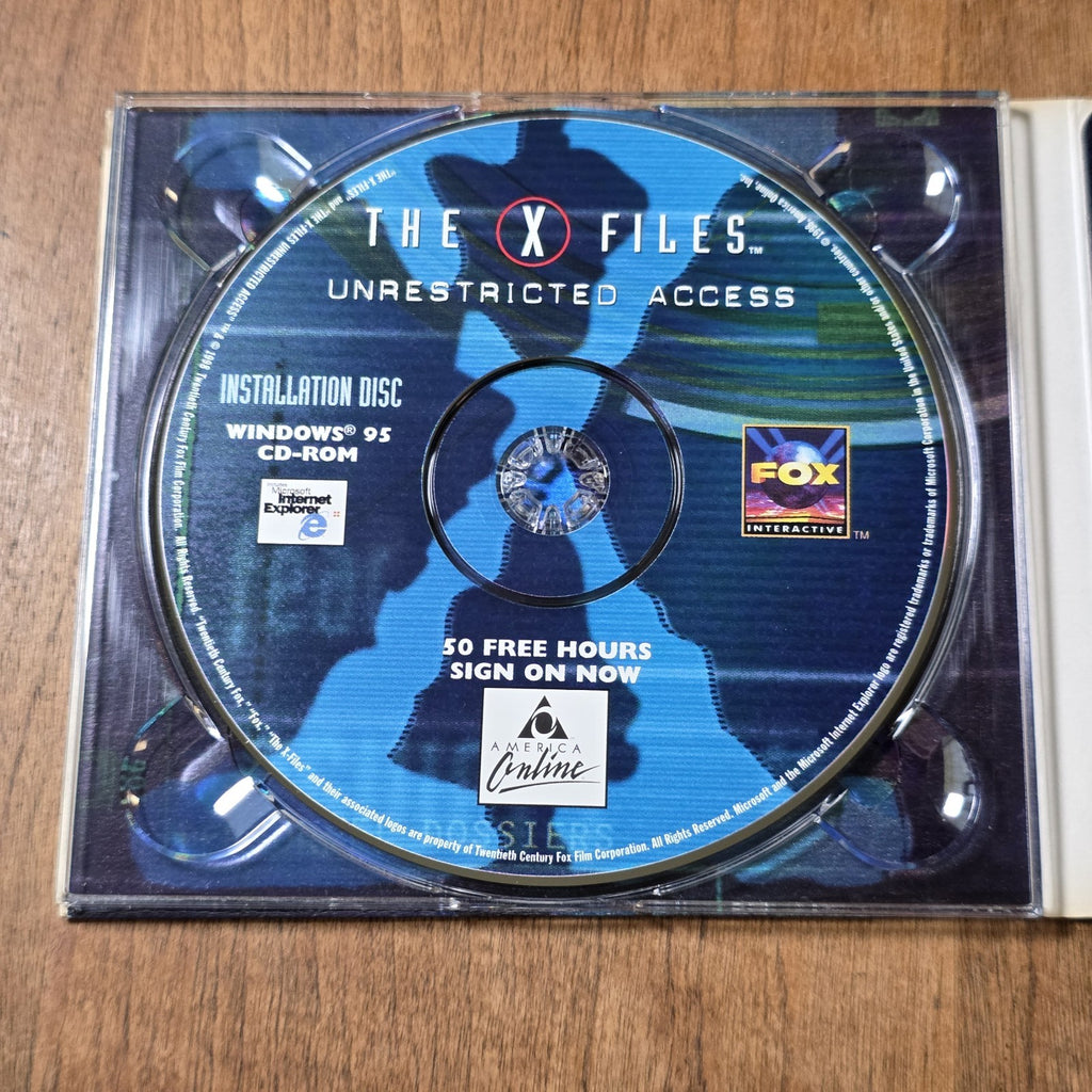 The X-Files - Unrestricted Access PC CD-ROM 1998 Interactive Game 2 Disc